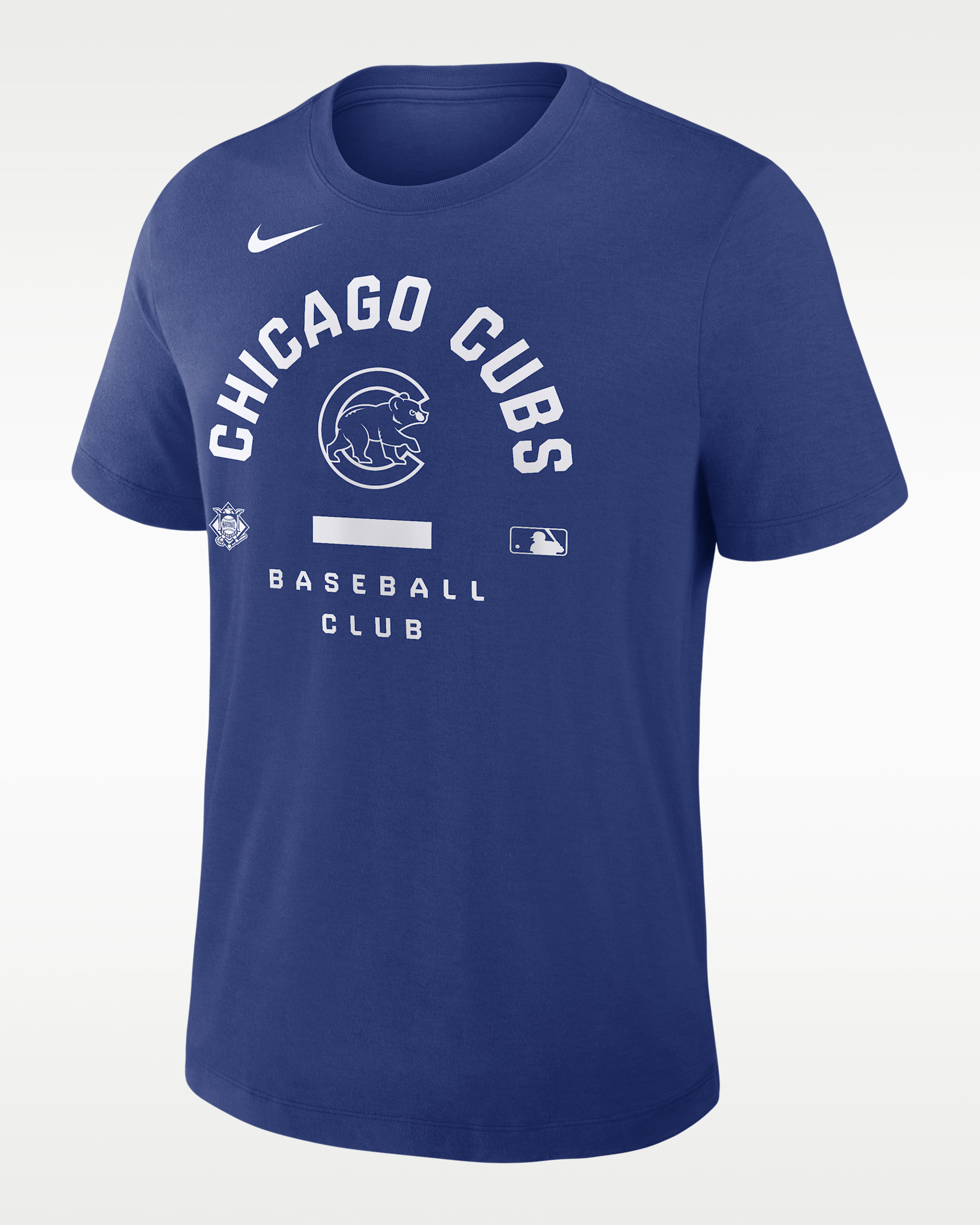 Playera Nike Dri-FIT de la MLB para hombre Chicago Cubs Authentic Collection Early Work - Azul enérgico