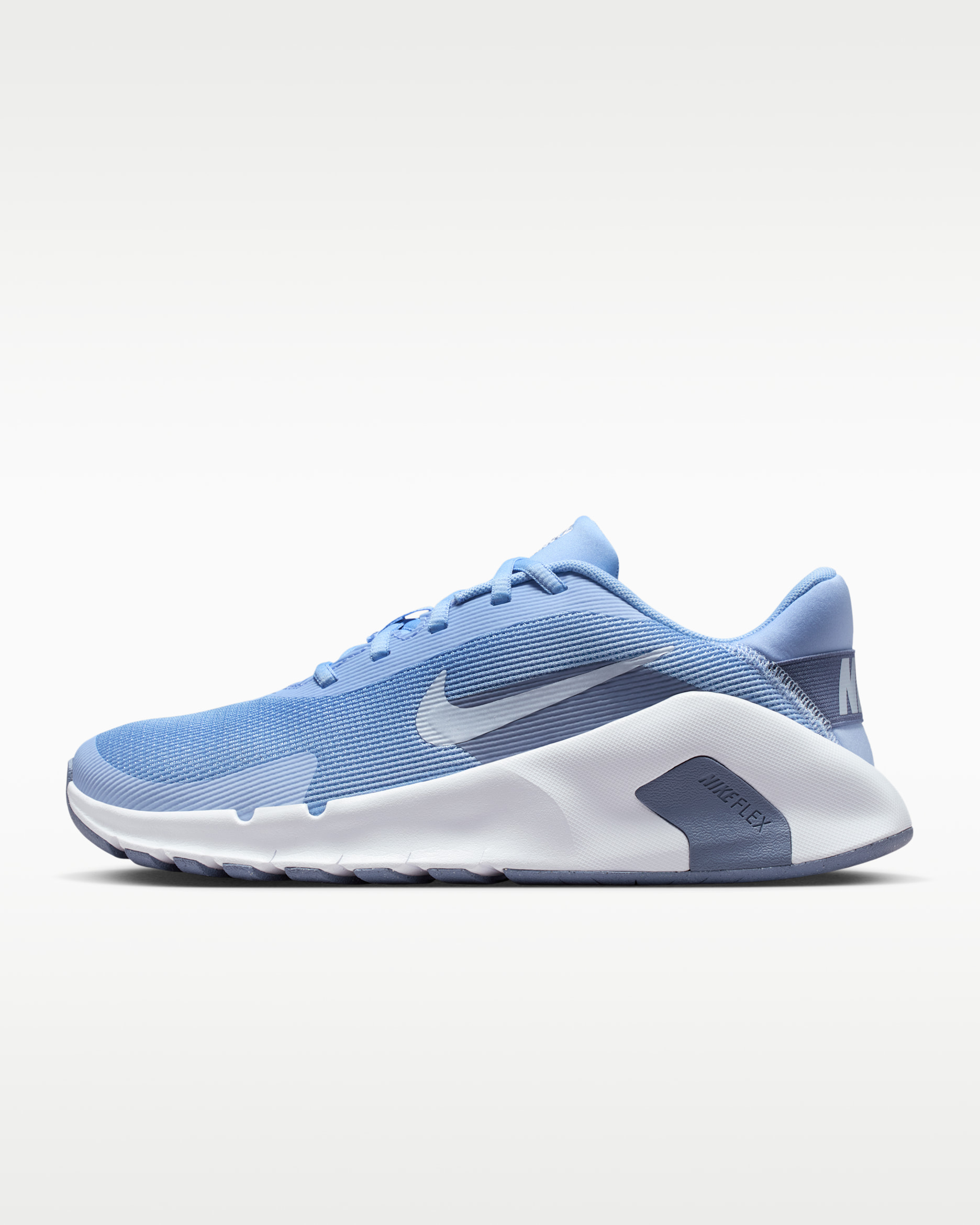 Nike Flex Train Kadın Antrenman Ayakkabısı - Aluminum/World Indigo/Beyaz/Ghost