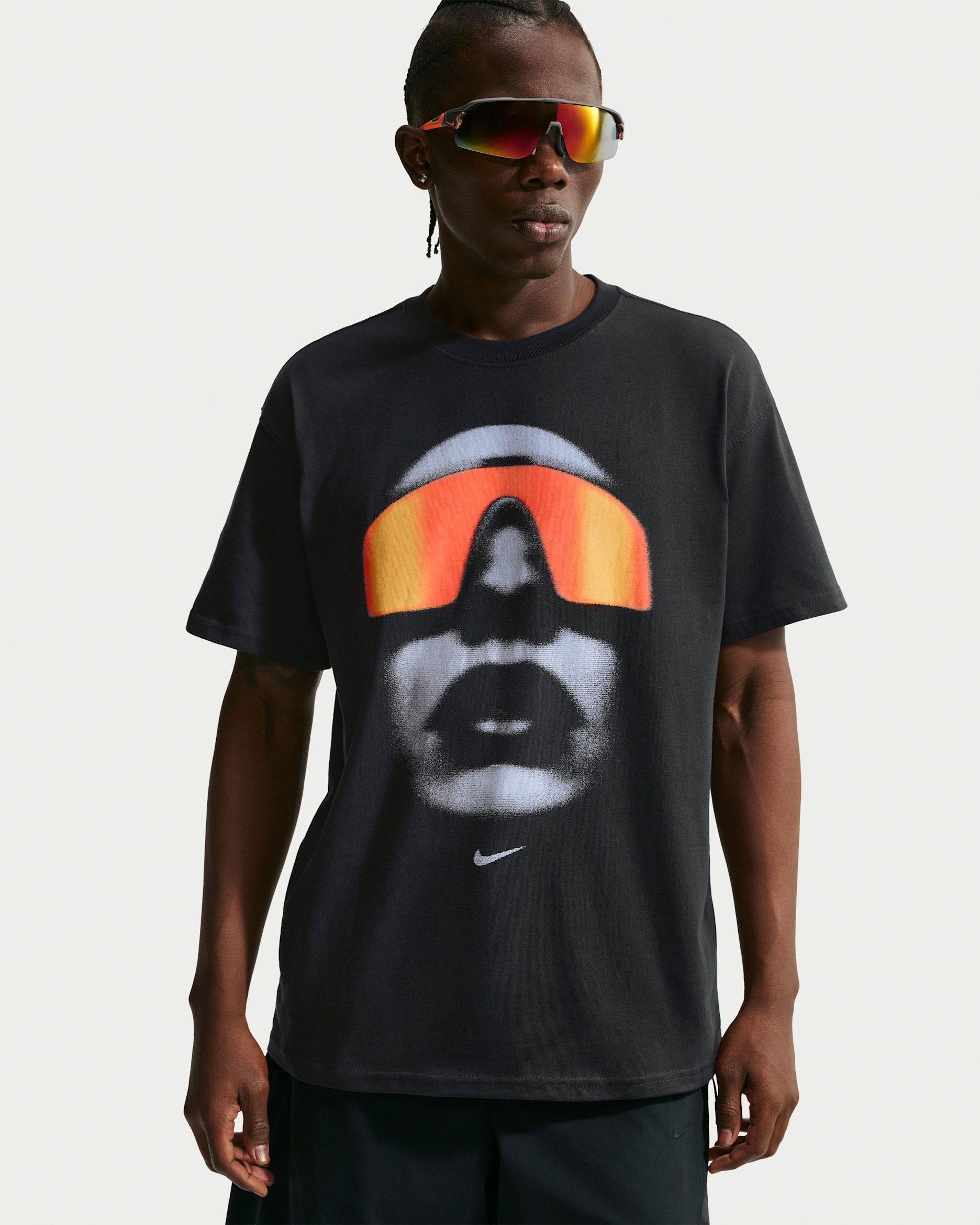 Nike Sportswear Men's Short-Sleeve T-Shirt - Off Noir/Topaz Gold
