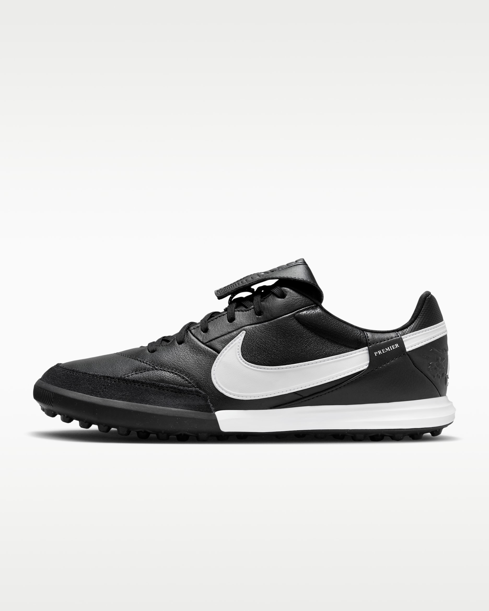 Nike Premier 3 Turf Low-Top Football Shoes - Black/White