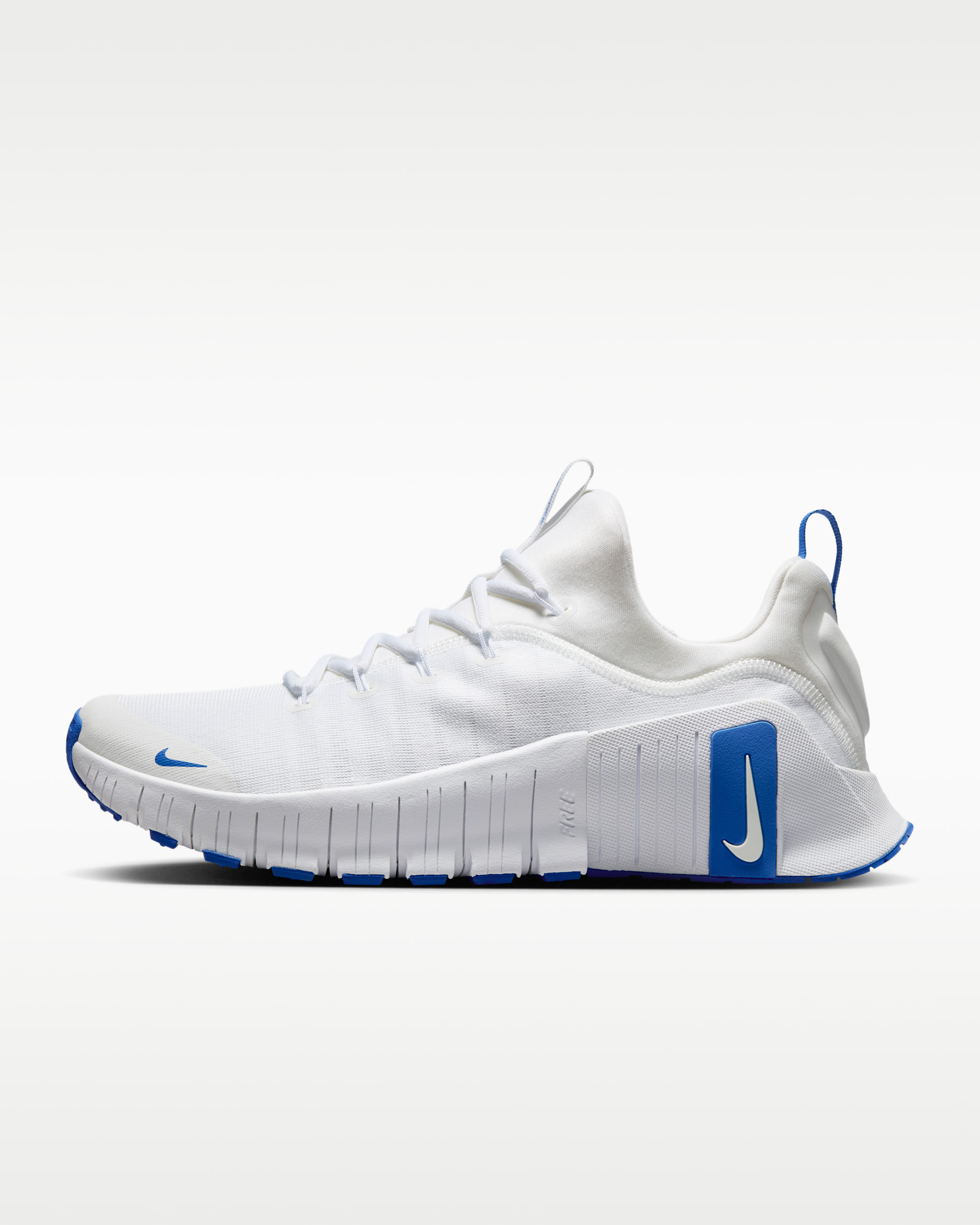 Nike Free Metcon 6 男款健身訓練鞋 - 白色/白色/Game Royal