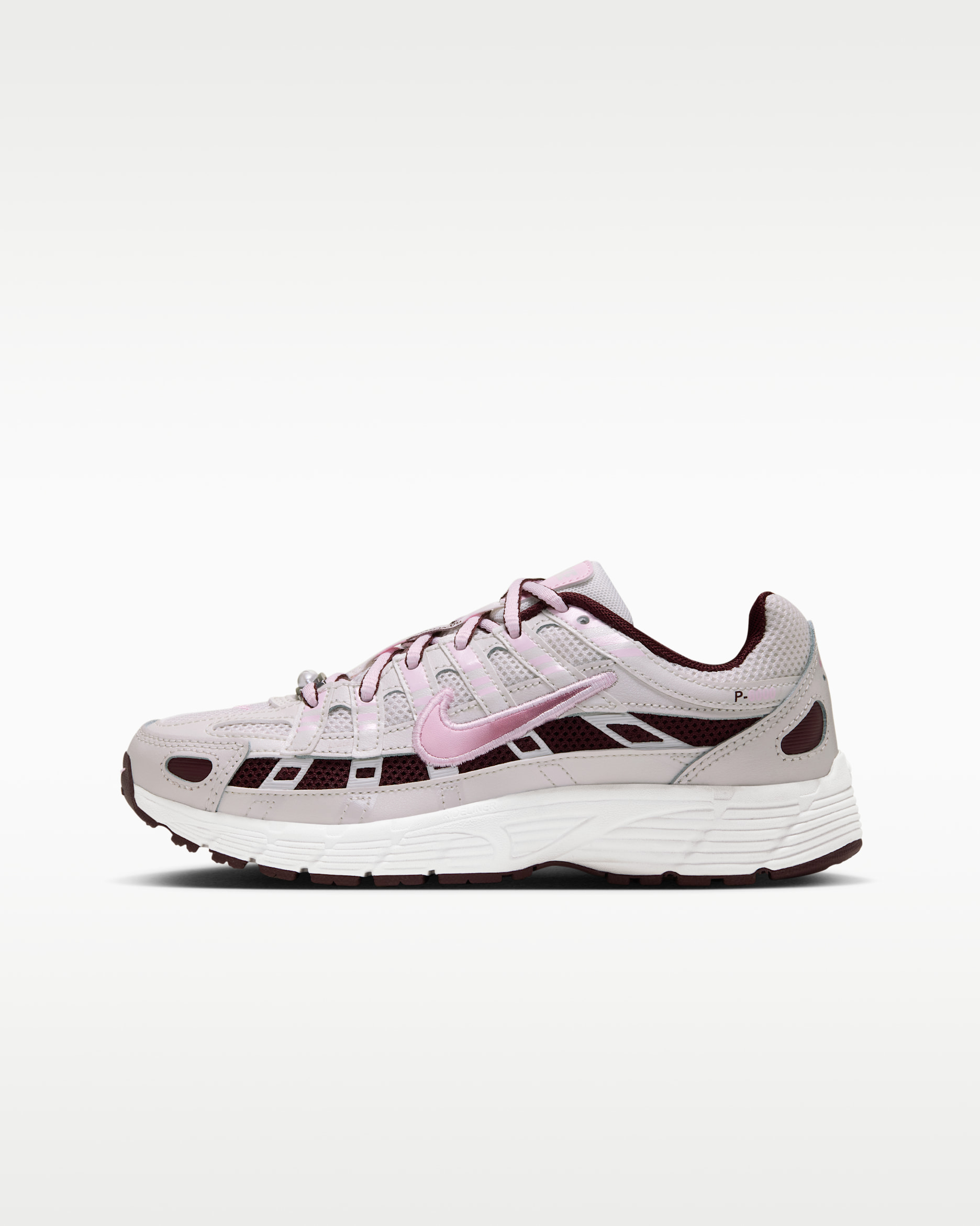 Nike P-6000 sko til store barn - Phantom/Burgundy Crush/Pink Foam