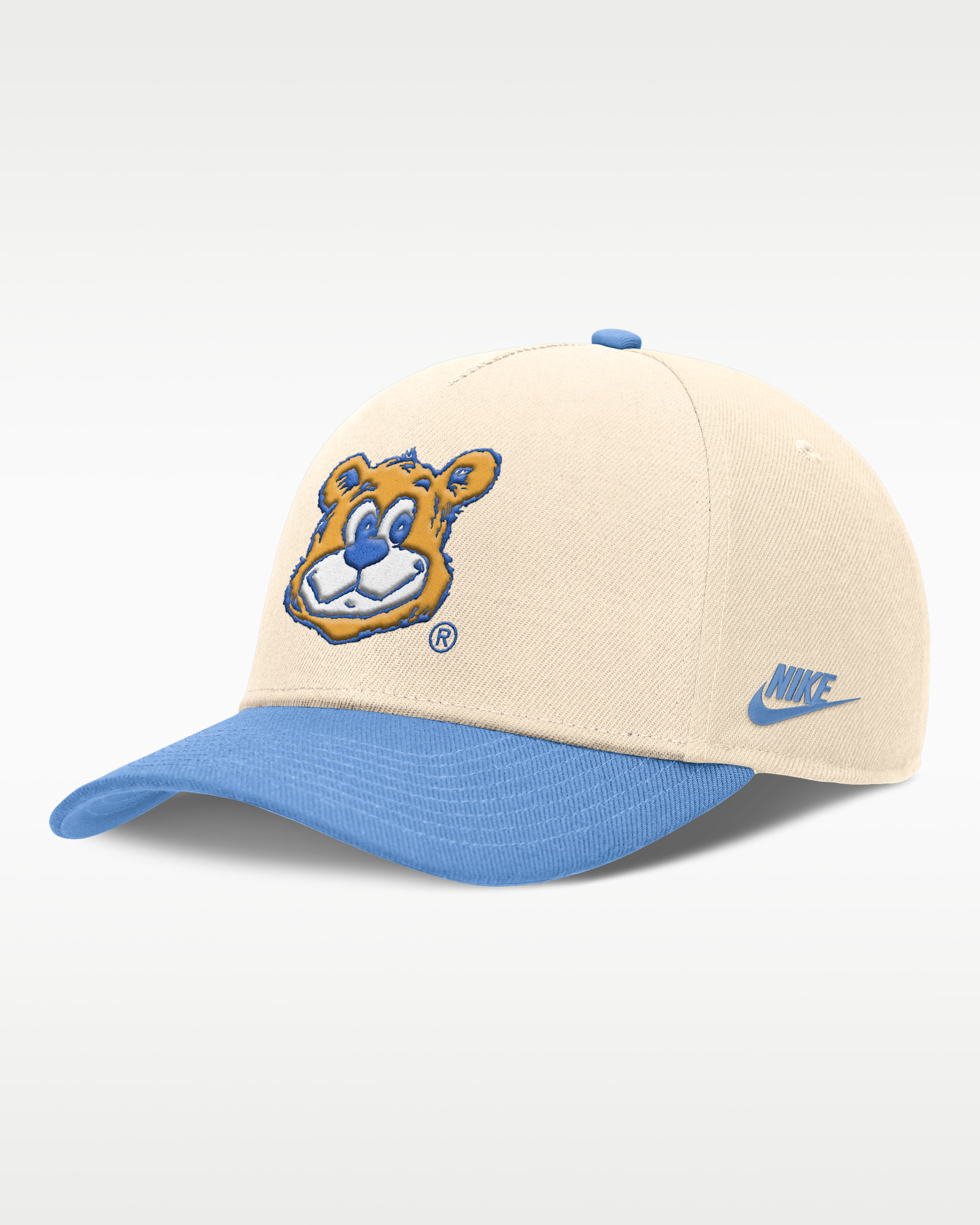 Gorra universitaria ajustable Nike Dri-FIT para hombre UCLA Primetime Rise Academic - Natural