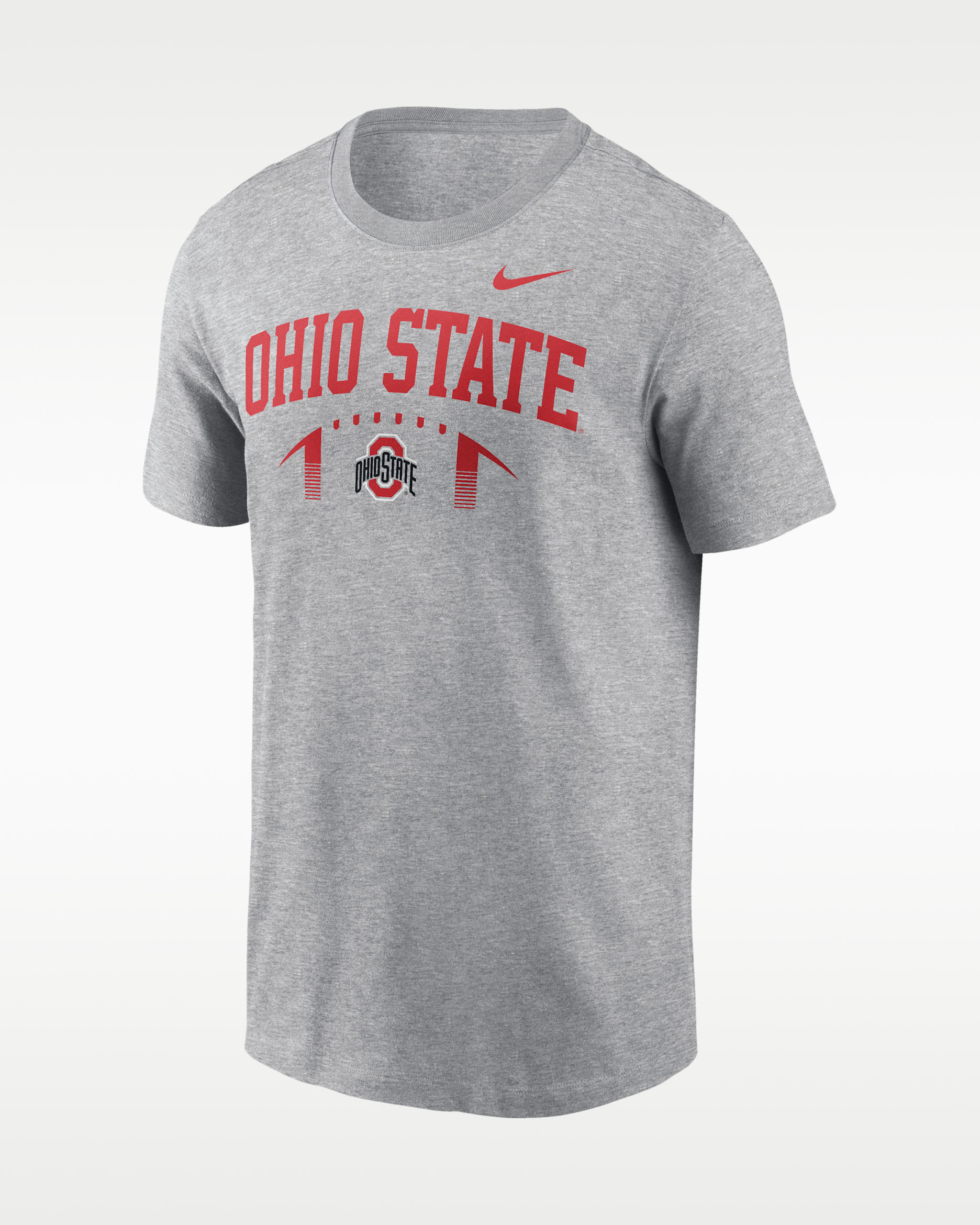 Ohio State Primetime Football Icon Men's Nike College T-Shirt - Grey Heather