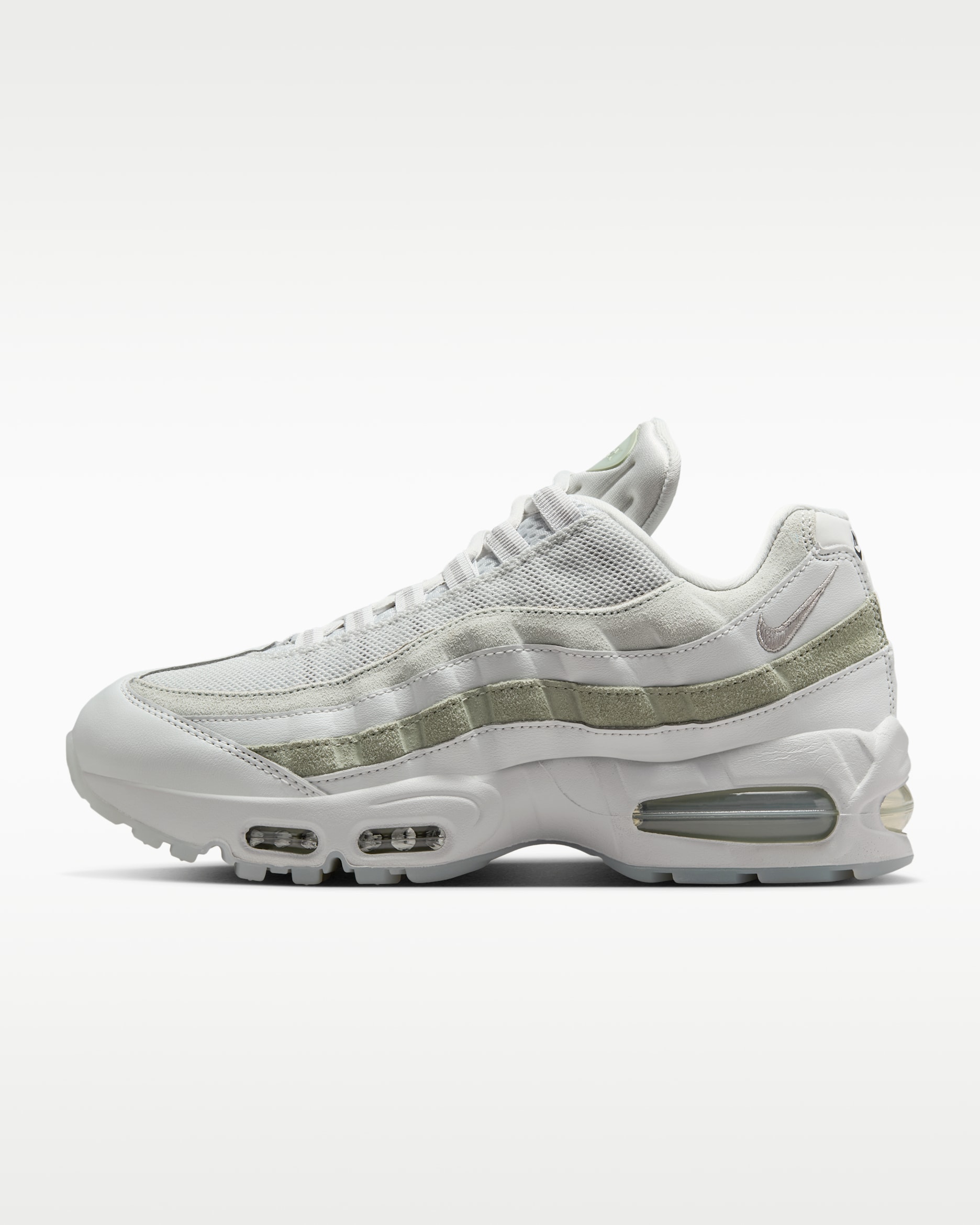 Nike Air Max 95 Big Bubble Schuh (Damen) - Photon Dust/Light Silver/Schwarz/Jade Horizon