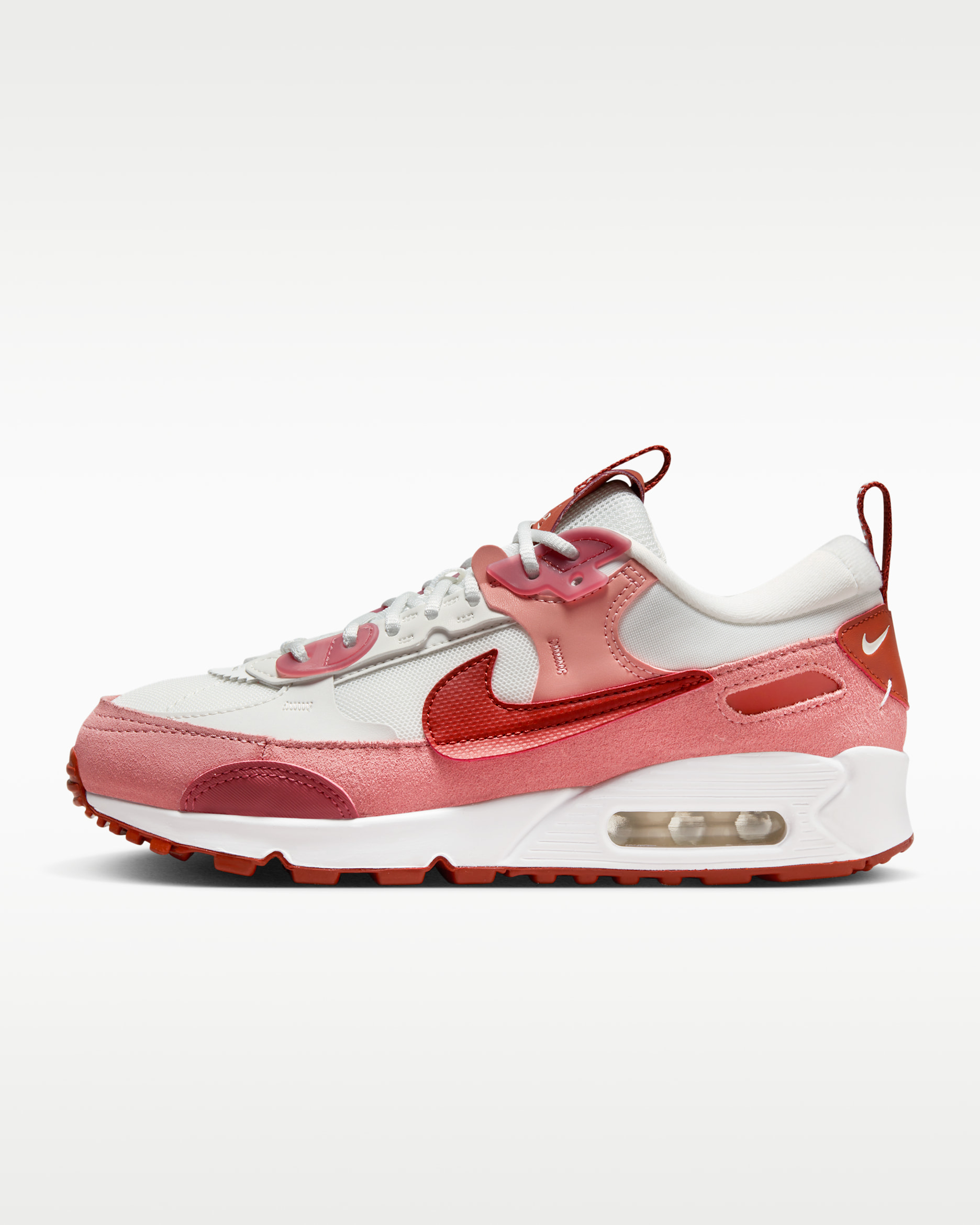 Nike Air Max 90 Futura Women's Shoes - Red Stardust/Summit White/Campfire Orange/Rugged Orange