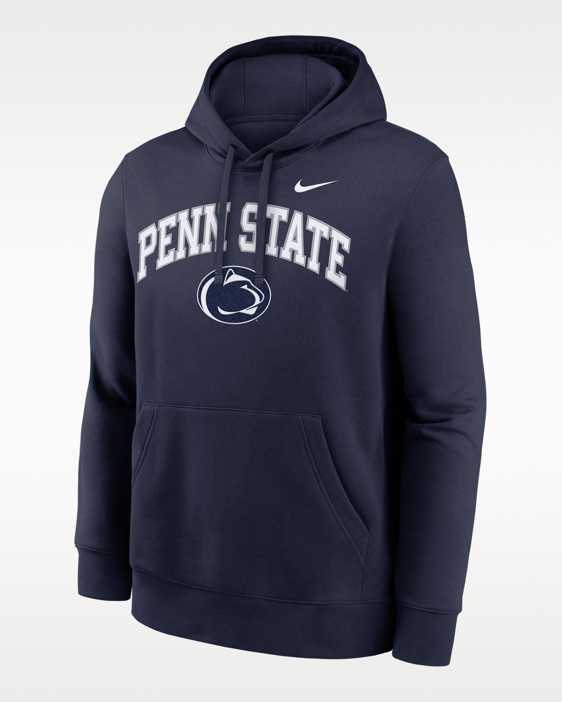 Penn State Arch Men's Nike College Pullover Hoodie - Navy