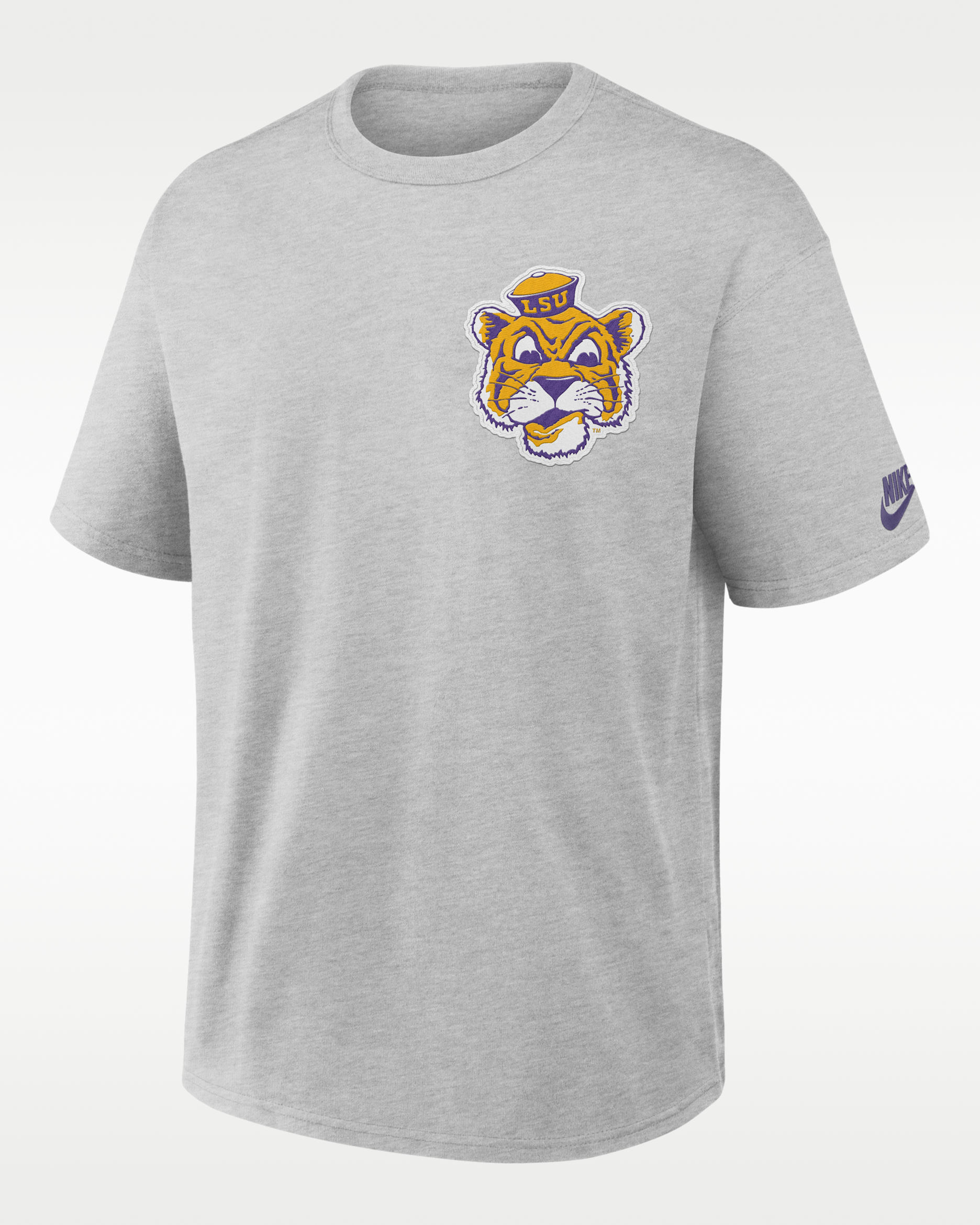 LSU Legacy Max90 Men's Nike College T-Shirt - Grey Heather