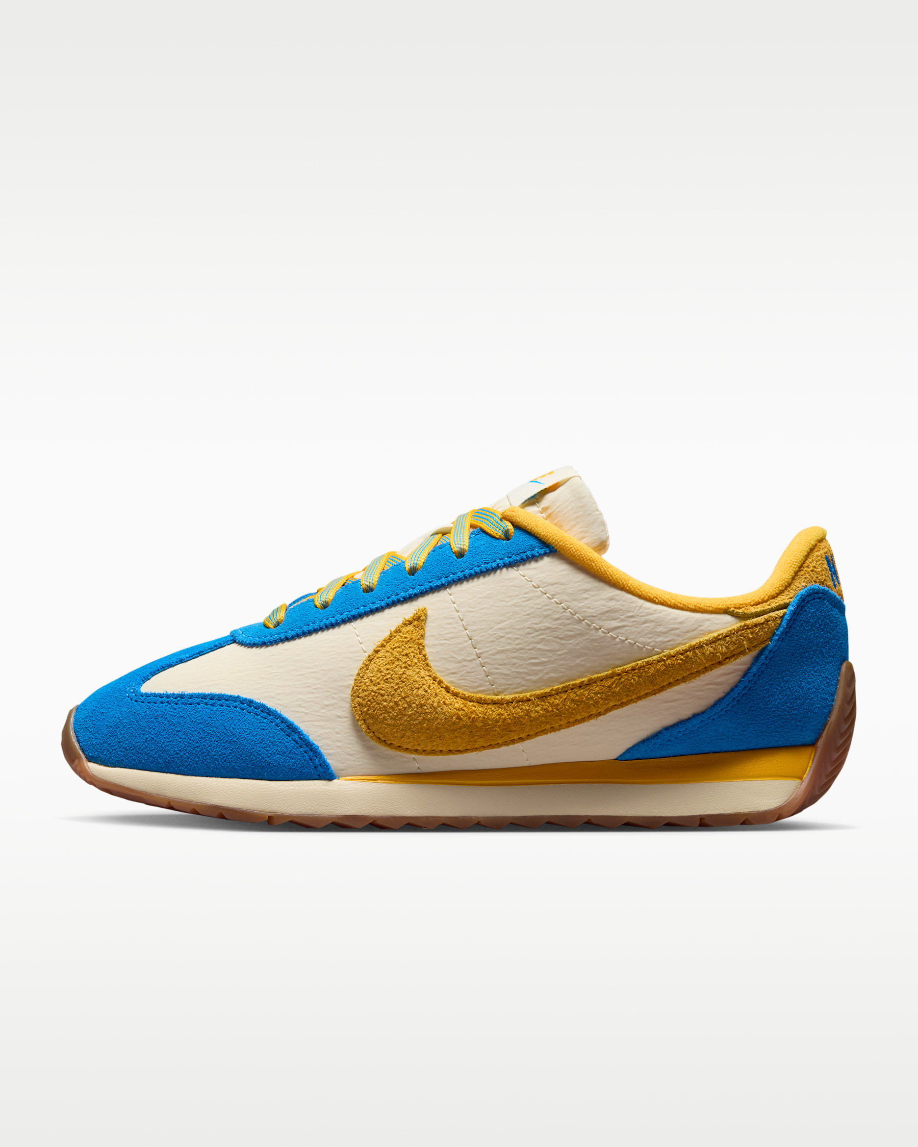 Nike Pacific "Game Day"  Women's Shoes - Coconut Milk/Photo Blue/Gum Medium Brown/University Gold