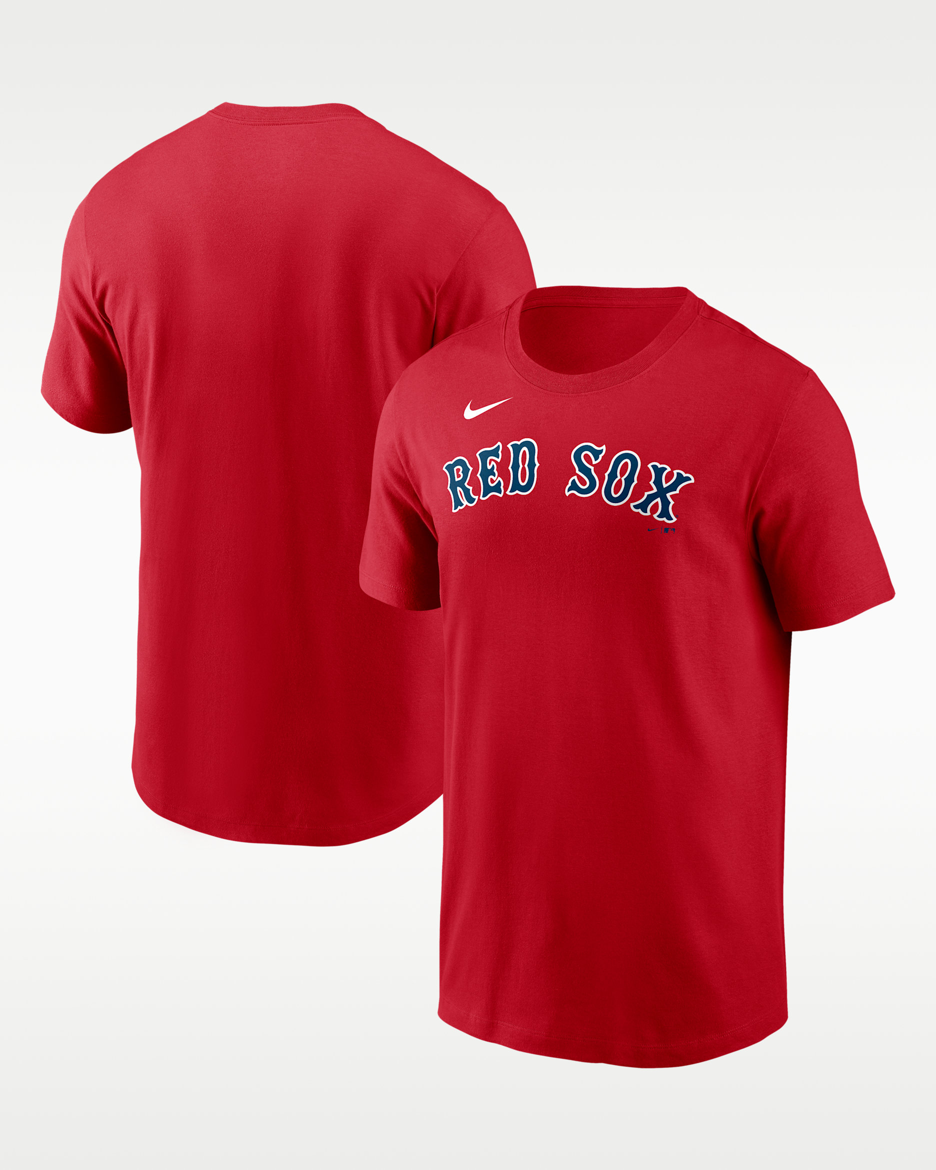 Playera de manga corta Nike de la MLB para hombre Boston Red Sox - Rojo deportivo