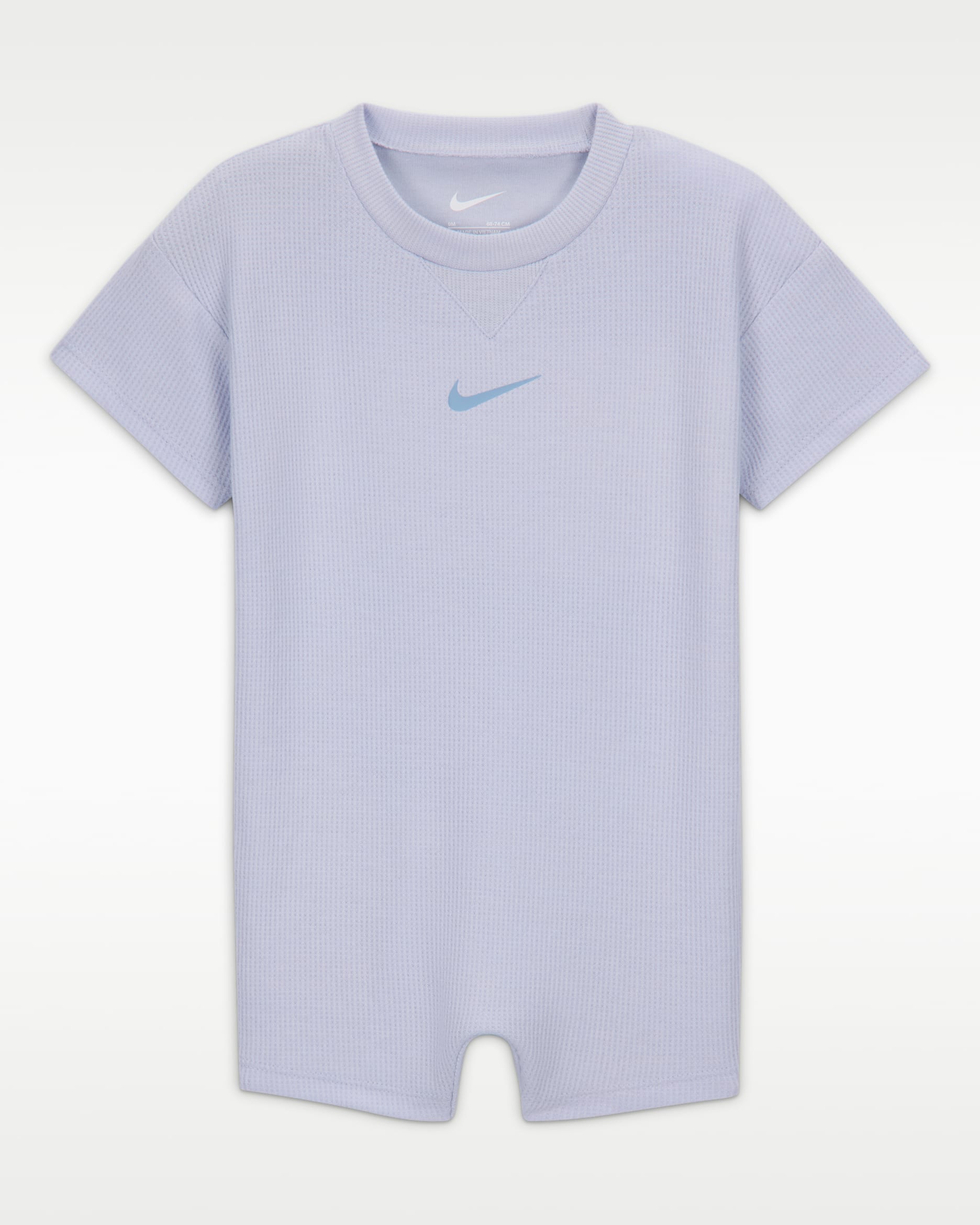 Enterito con diseño tipo waffle para bebé (de 0 a 9 meses) Nike - Gris