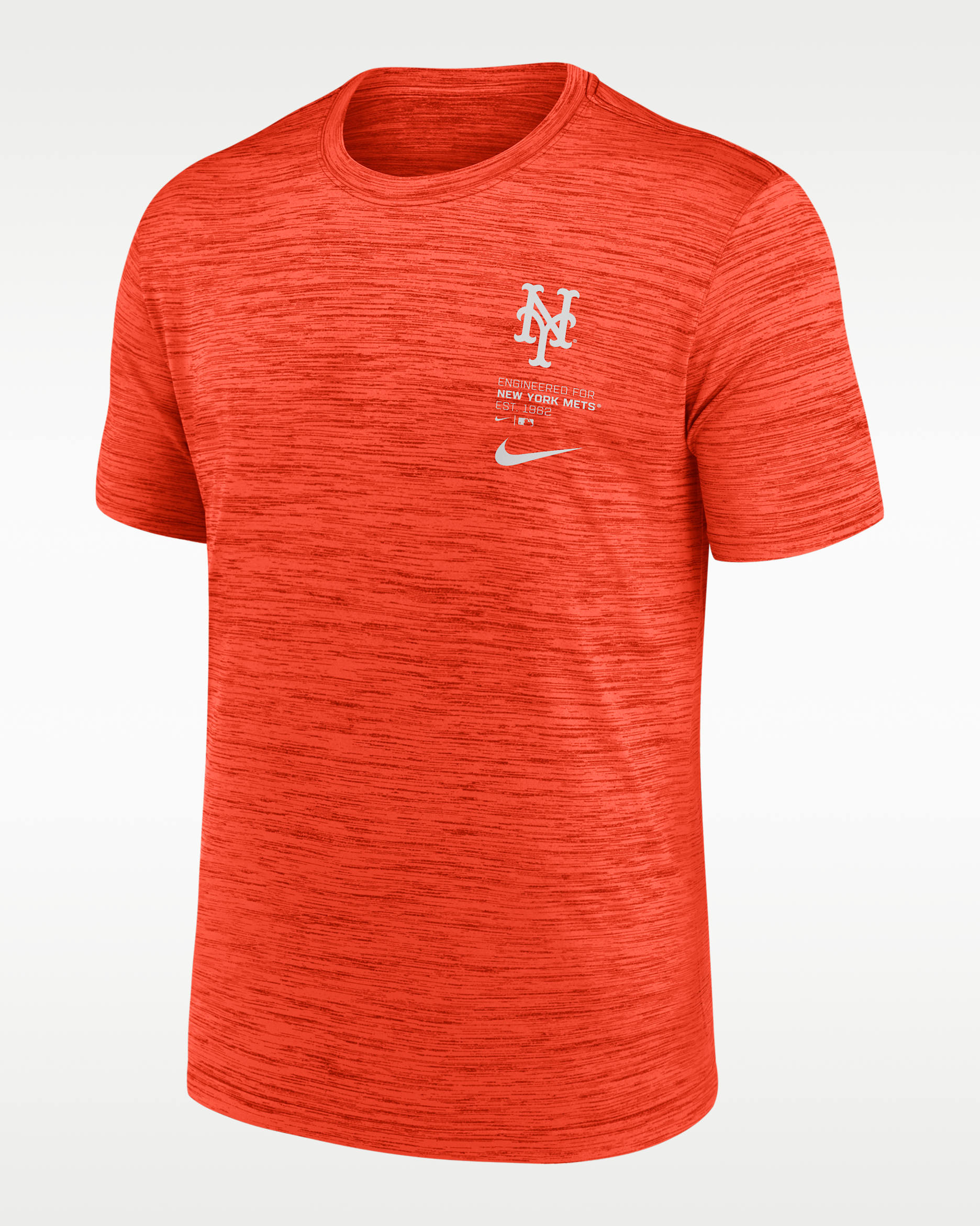 New York Mets Velocity Men's Nike Dri-FIT MLB T-Shirt - Orange
