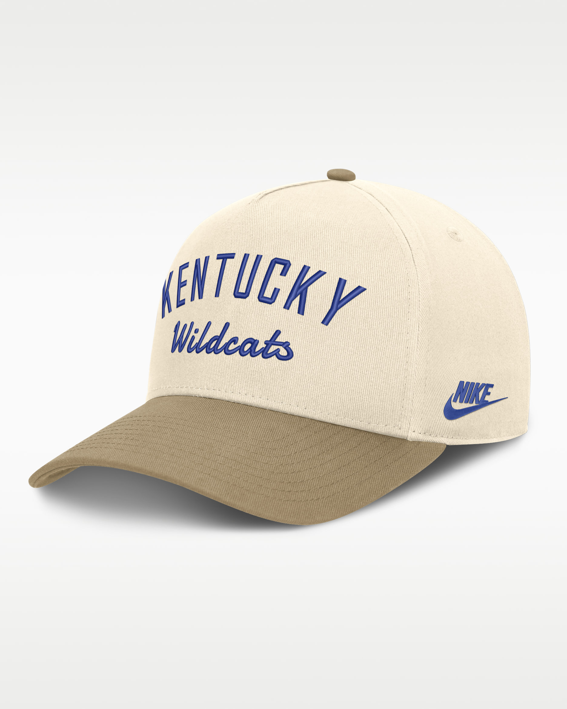 Kentucky Legacy Rise Men's Nike College A-Frame Adjustable Hat - Natural/Classic Beige