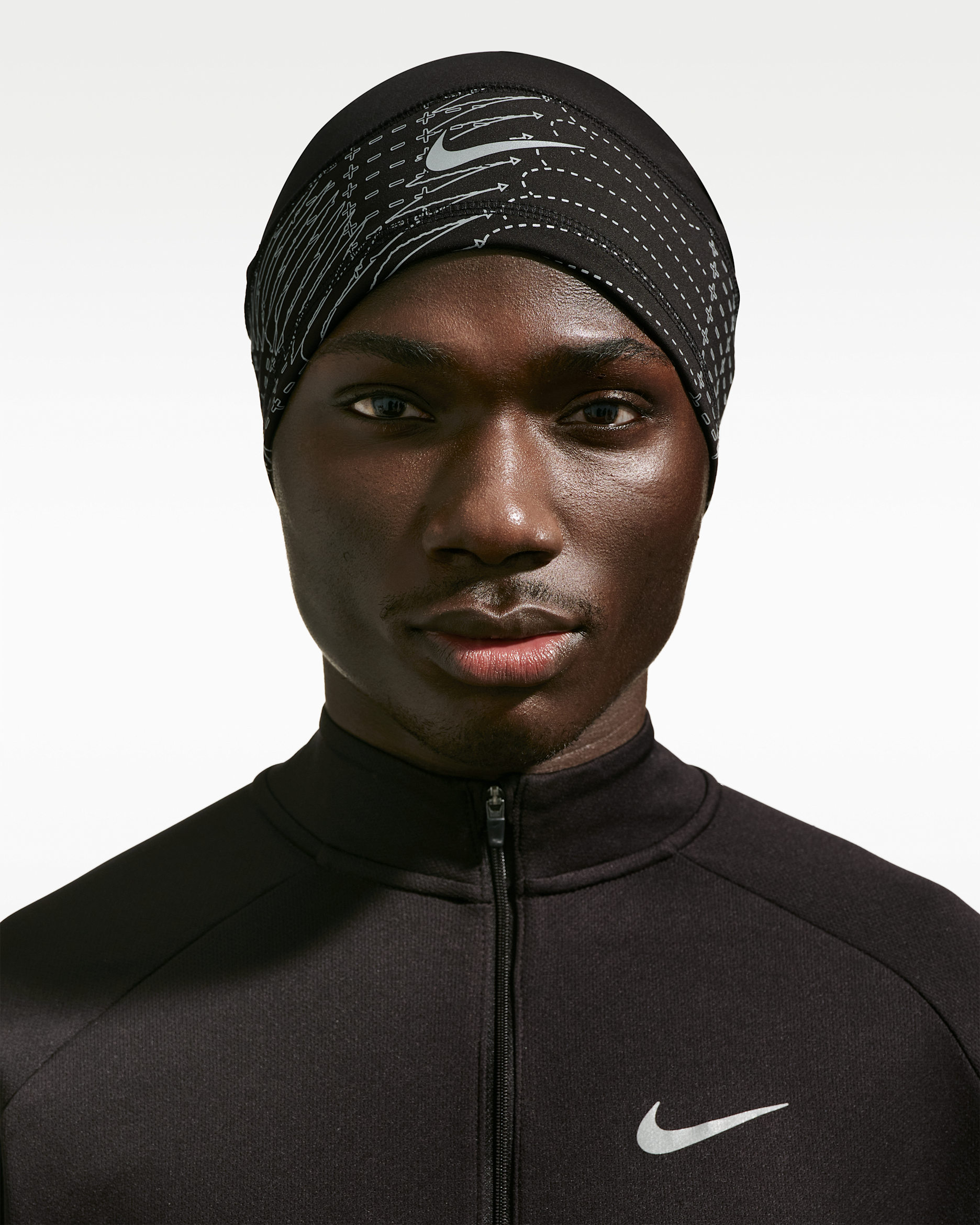 Gorro de correr Dri-FIT sin dobladillo Nike Terra - Negro