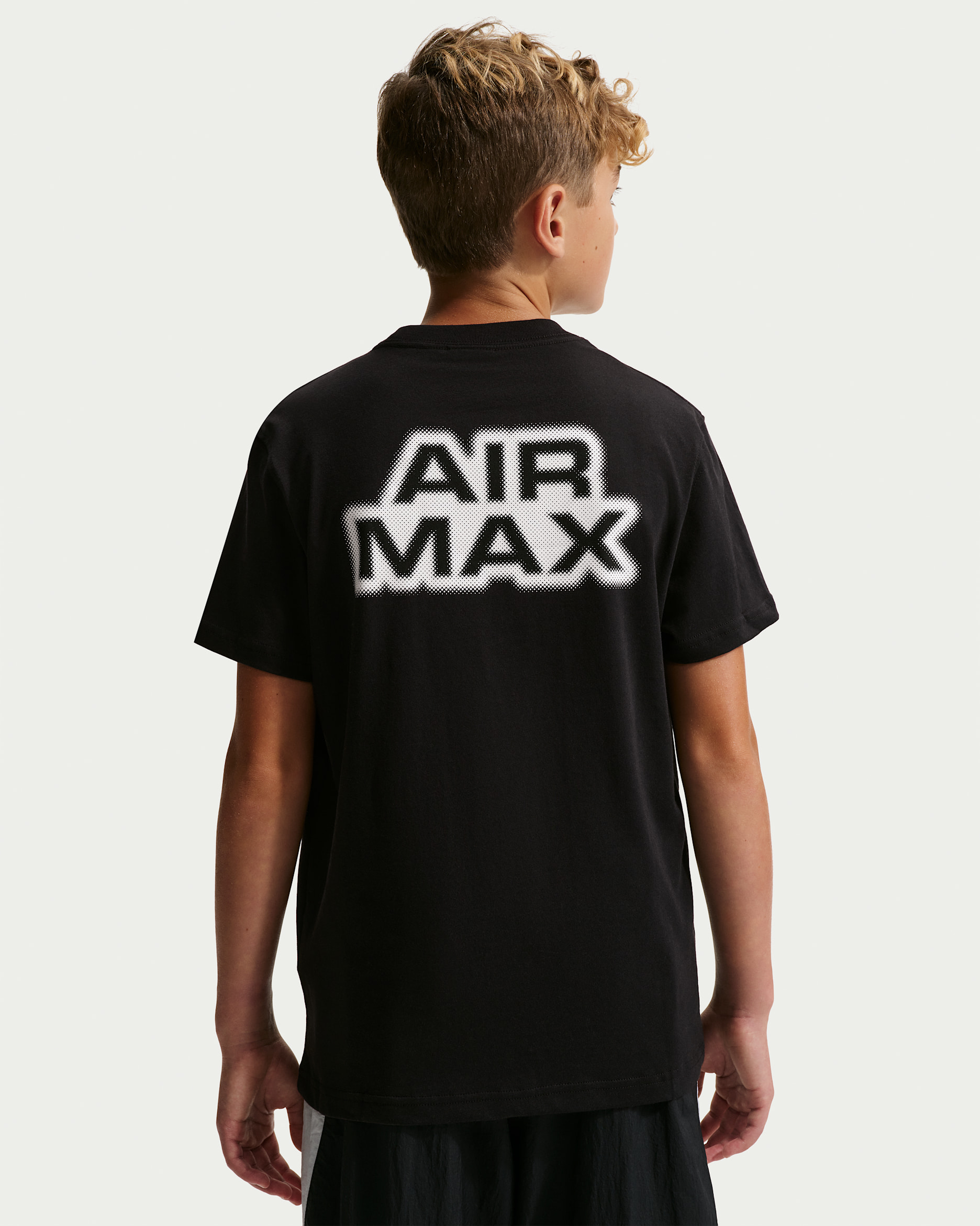 T-shirt Nike Sportswear Air Max Júnior (Rapaz) - Preto