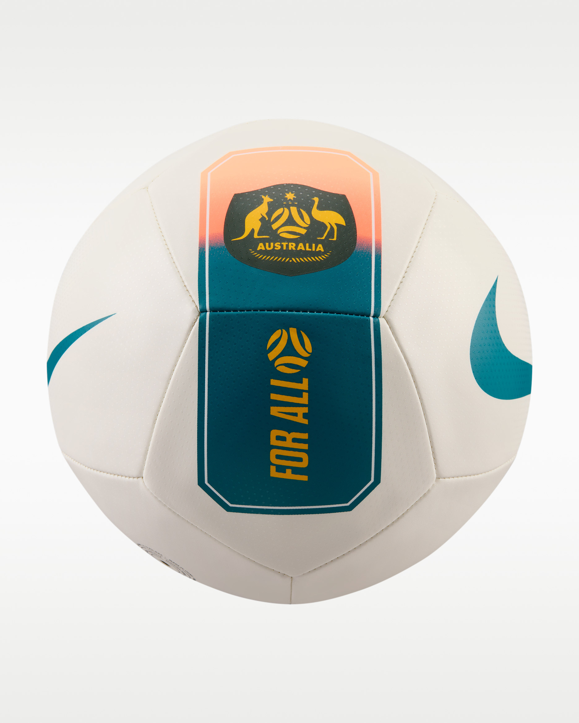 Australia 2026/27 Nike Pitch Ball - White/Bright Spruce