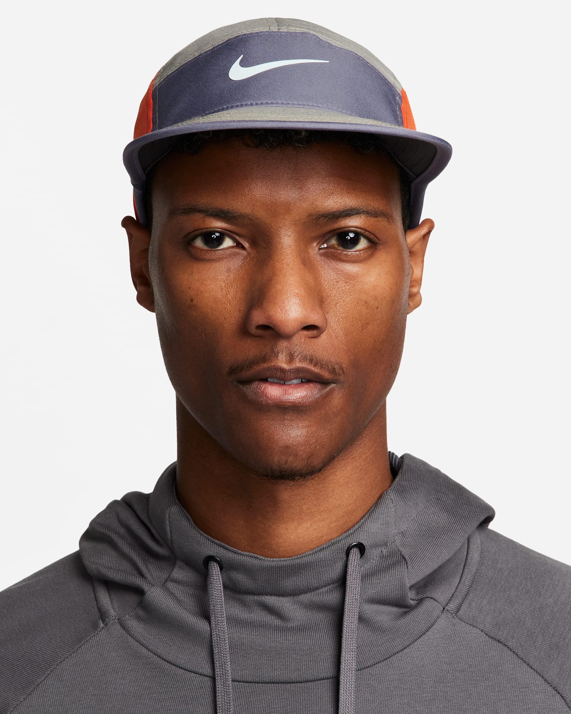 Nike Fly Dri-FIT Unstructured Swoosh Cap - Dark Stucco/Light Carbon/Cosmic Clay/Glacier Blue