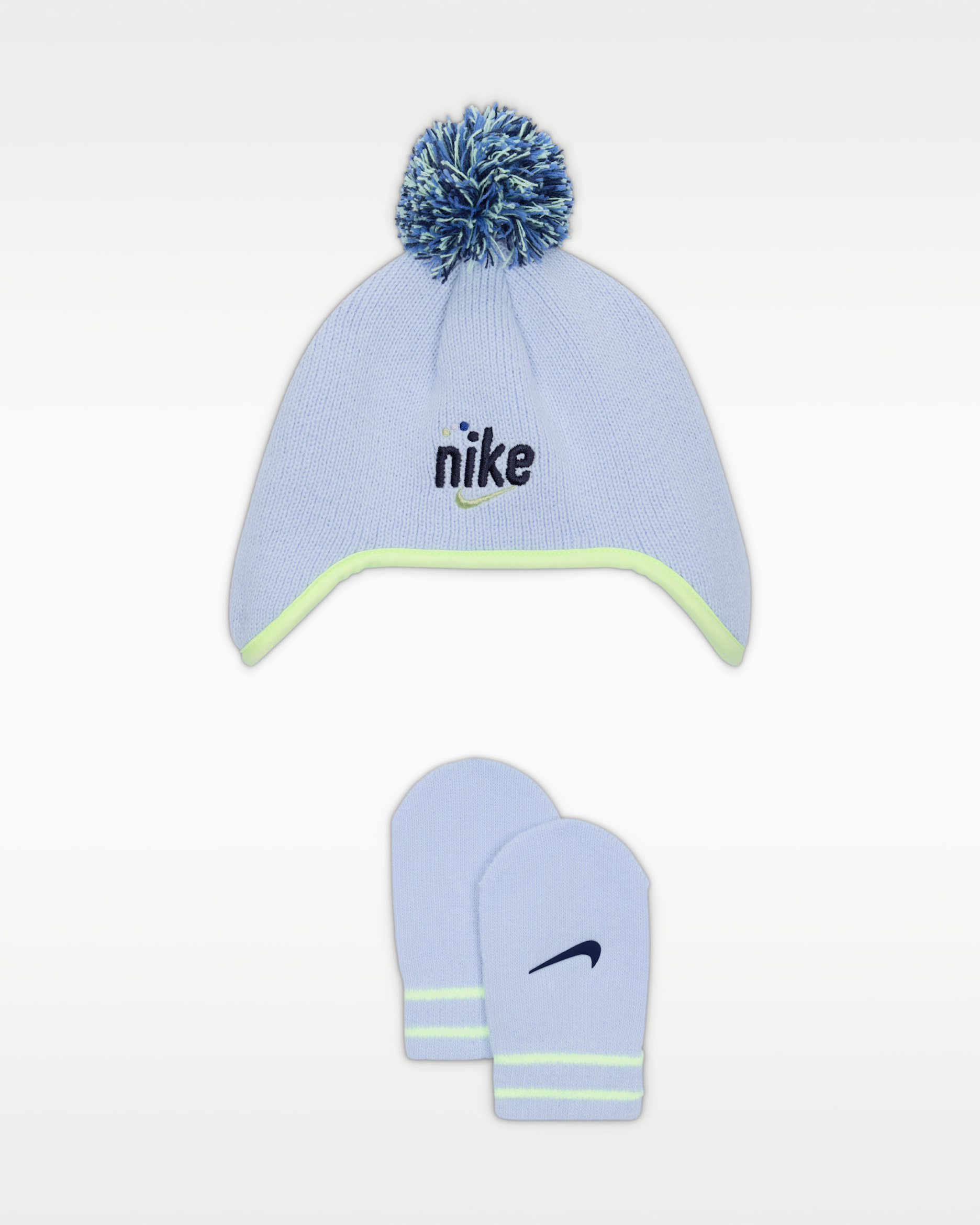 Nike Play For All Baby 2-Piece Peak Beanie Set - Ghost