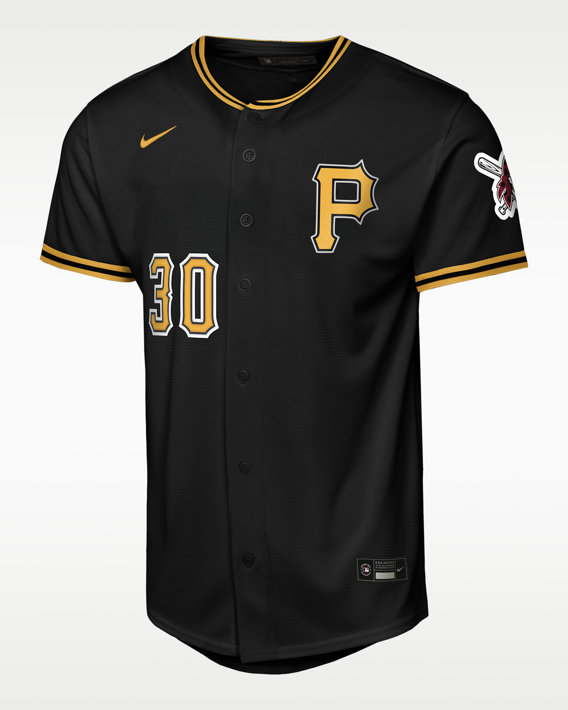 Jersey de local Nike Stadium de la MLB local para niños talla grande Paul Skenes Pittsburgh Pirates - Negro