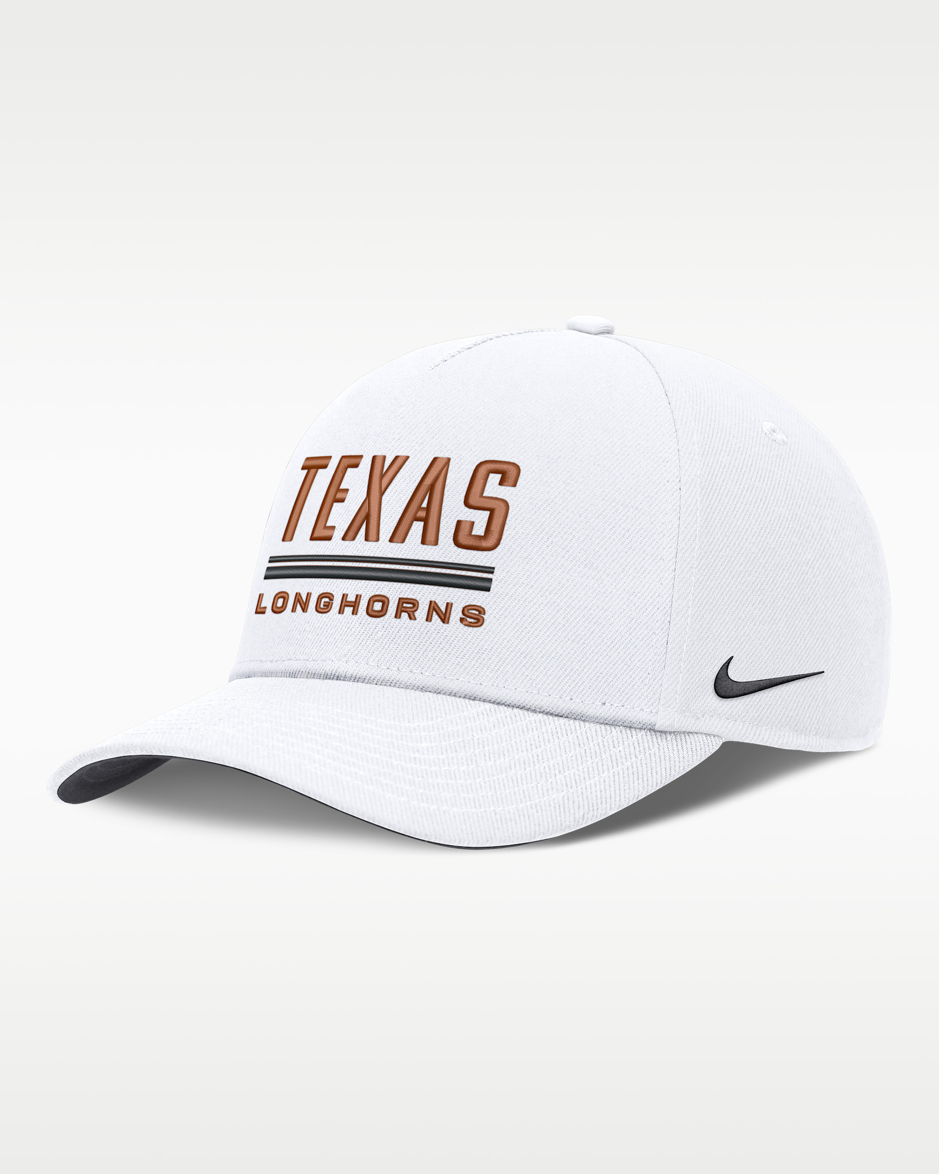 Texas Sideline Practice Rise Men's Nike Dri-FIT College Adjustable Hat - White