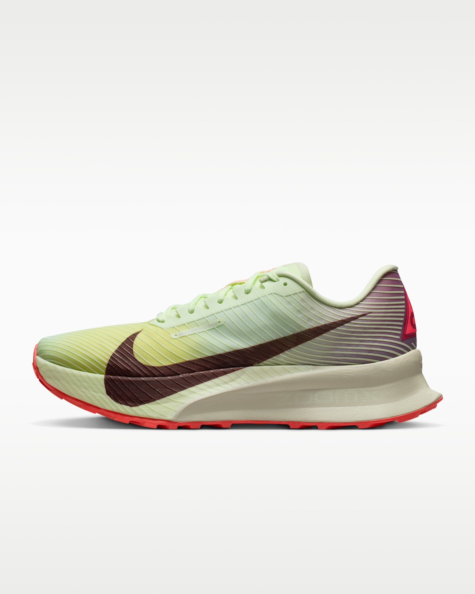 Scarpa da gara di trail running Nike ACG Ultrafly Trail - Volt Tint/Steam/Sea Glass/Burgundy Ash