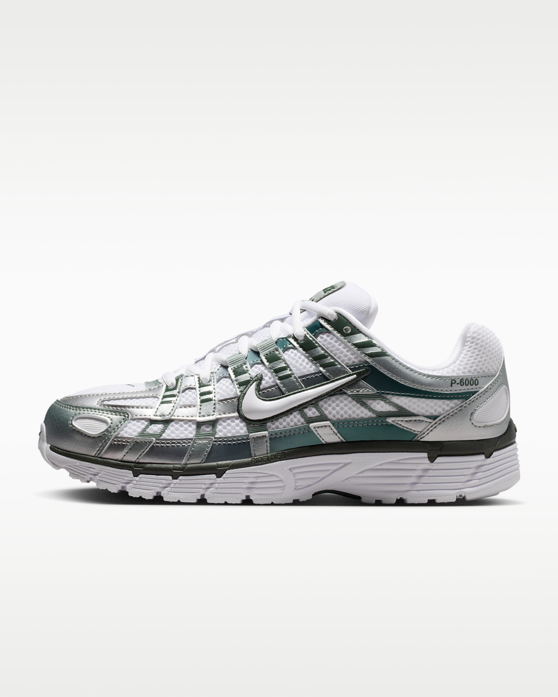 Tenis para mujer Nike P-6000 - Blanco/Verde mica/Verde camuflaje/Blanco