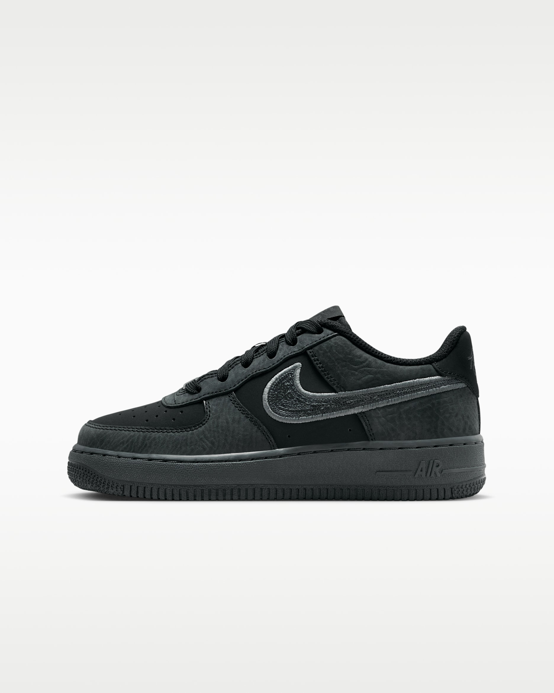 Nike Air Force 1 LV8 3 Big Kids' Shoes - Black/Smoke Grey/Dark Smoke Grey