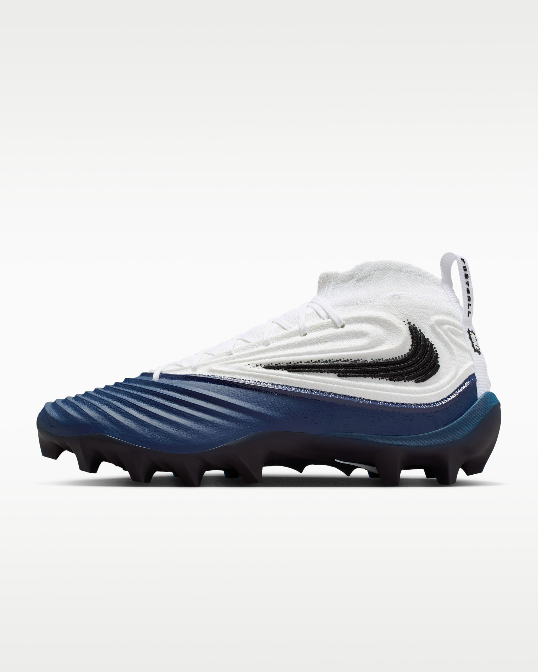 Nike Alpha Menace 5 Elite Men's Football Cleats - White/College Navy/Black
