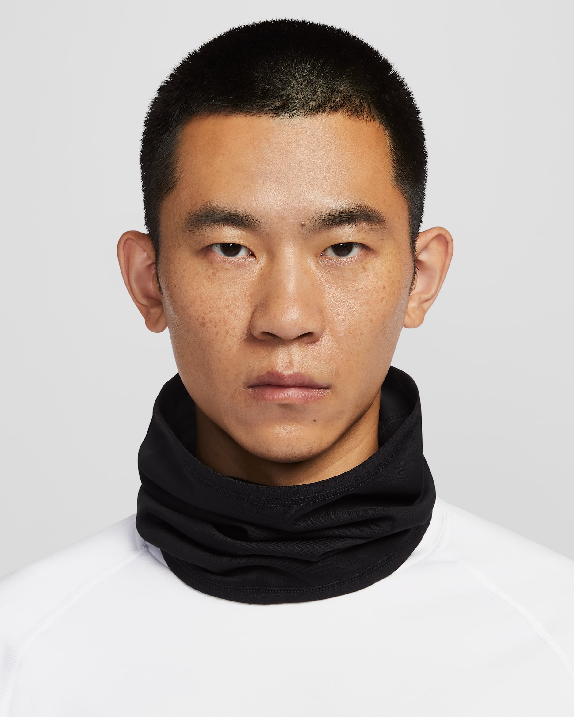 Cache-cou en Fleece Nike Alpha pour homme - Noir/Blanc