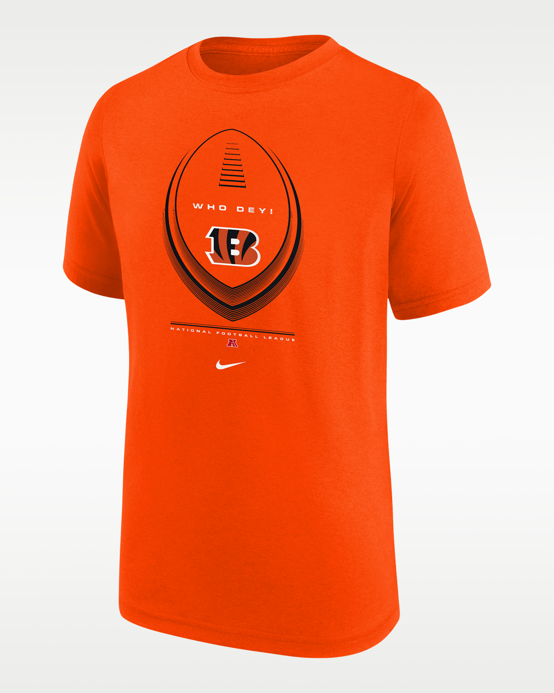Cincinnati Bengals Icon Legend Edition Big Kids' Nike Dri-FIT NFL T-Shirt - Orange