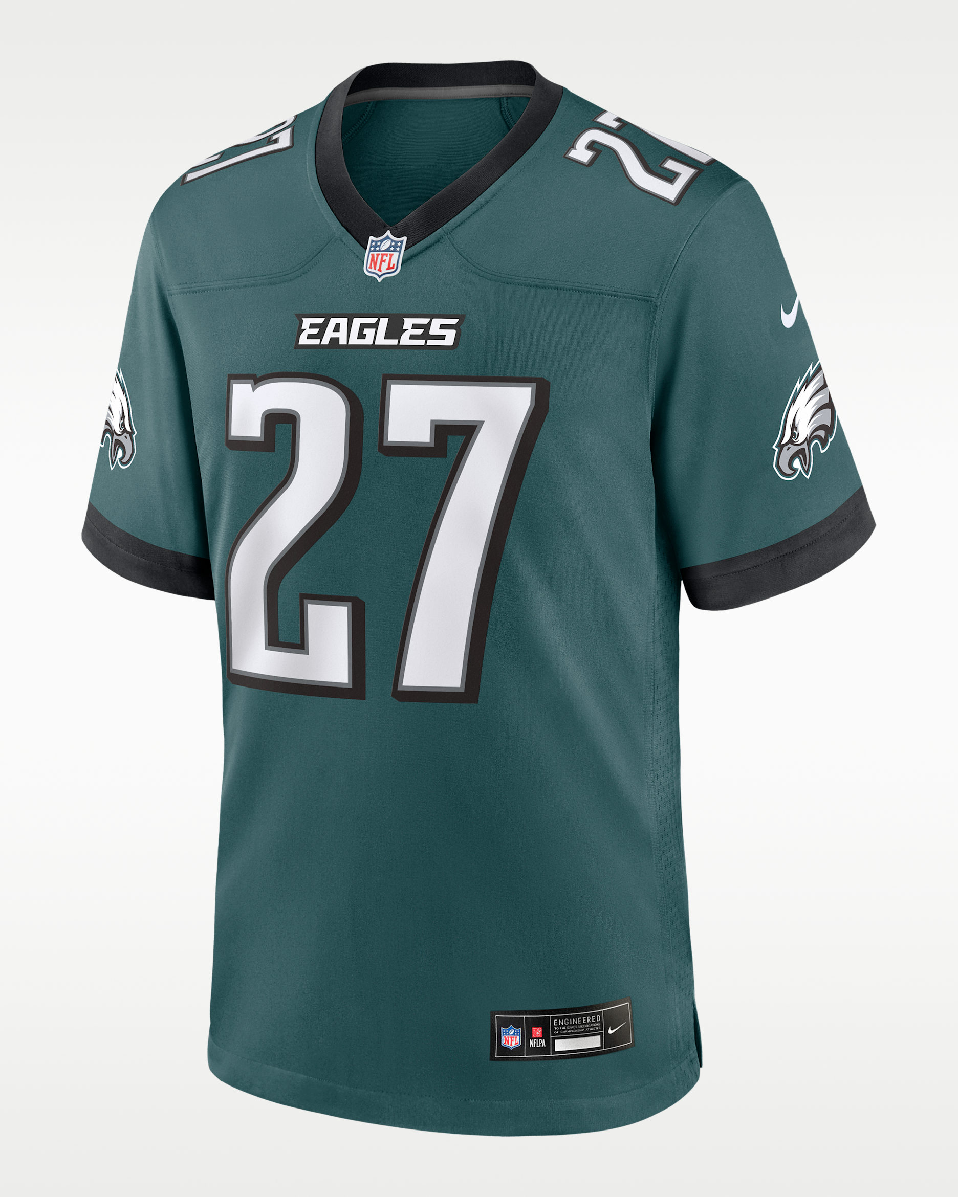 Jersey Nike de la NFL Game para hombre Quinyon Mitchell Philadelphia Eagles - Verde