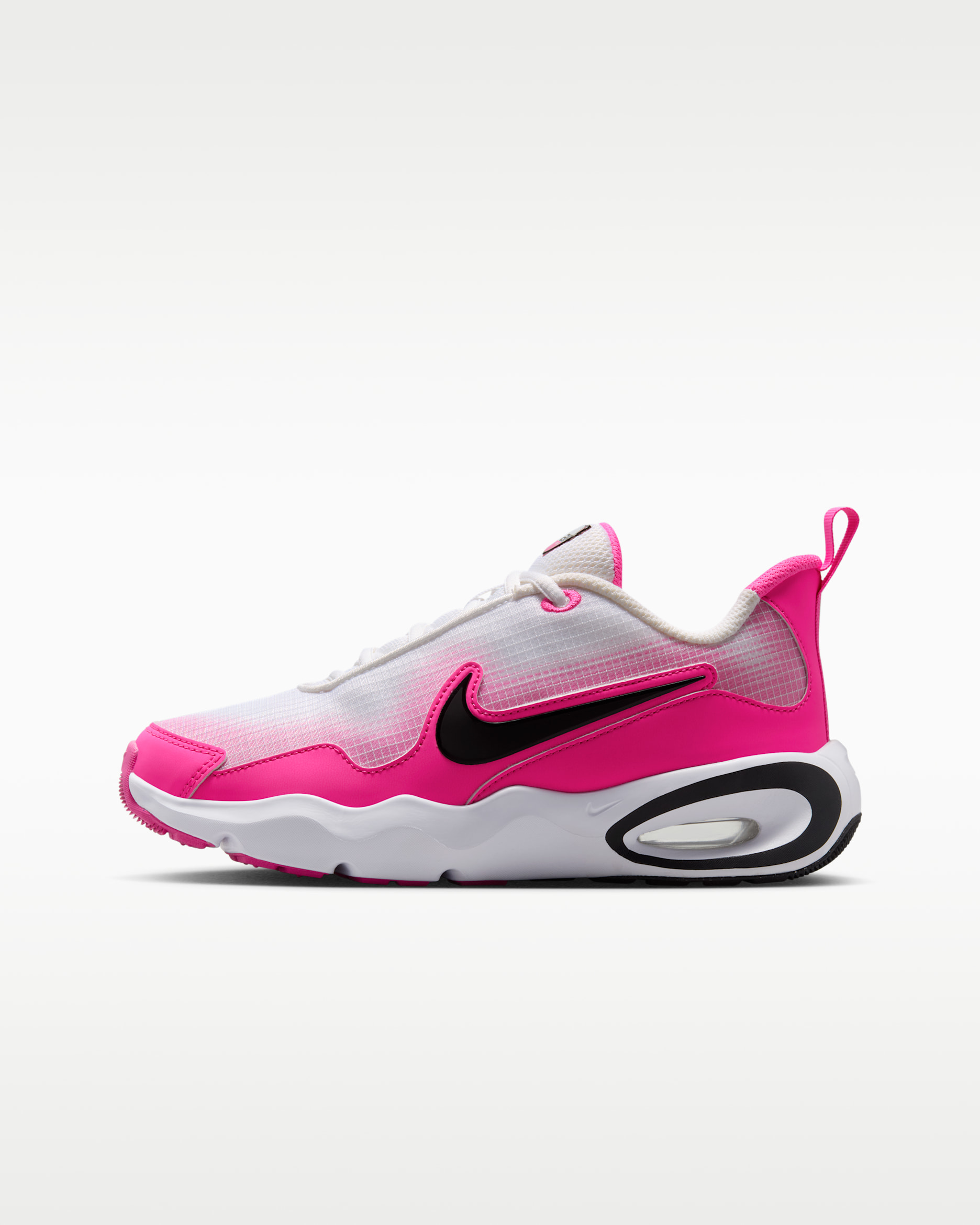 รองเท้าเด็กโต Nike Air Max Nova - ขาว/Laser Fuchsia/ดำ