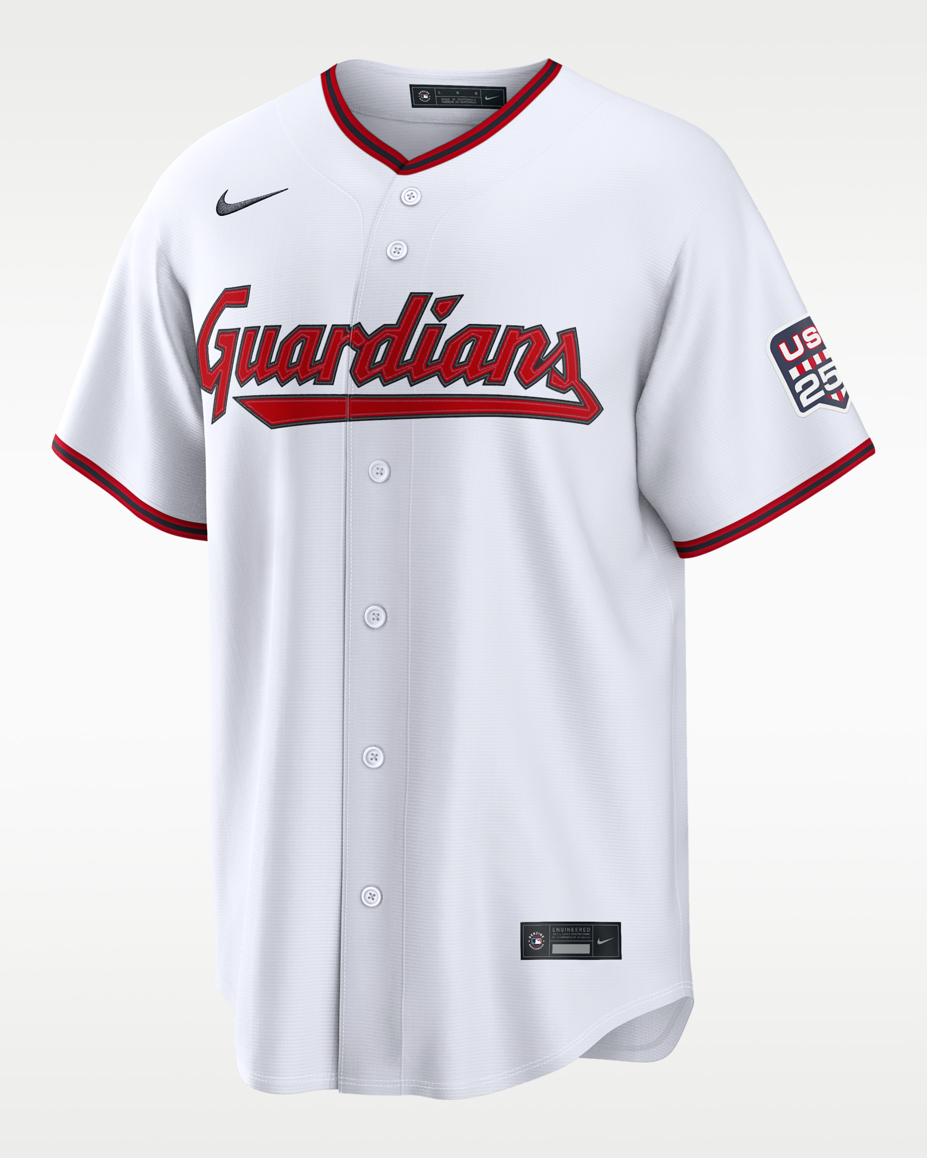 José Ramírez Cleveland Guardians USA 250 Men's Nike MLB Stadium Jersey - White