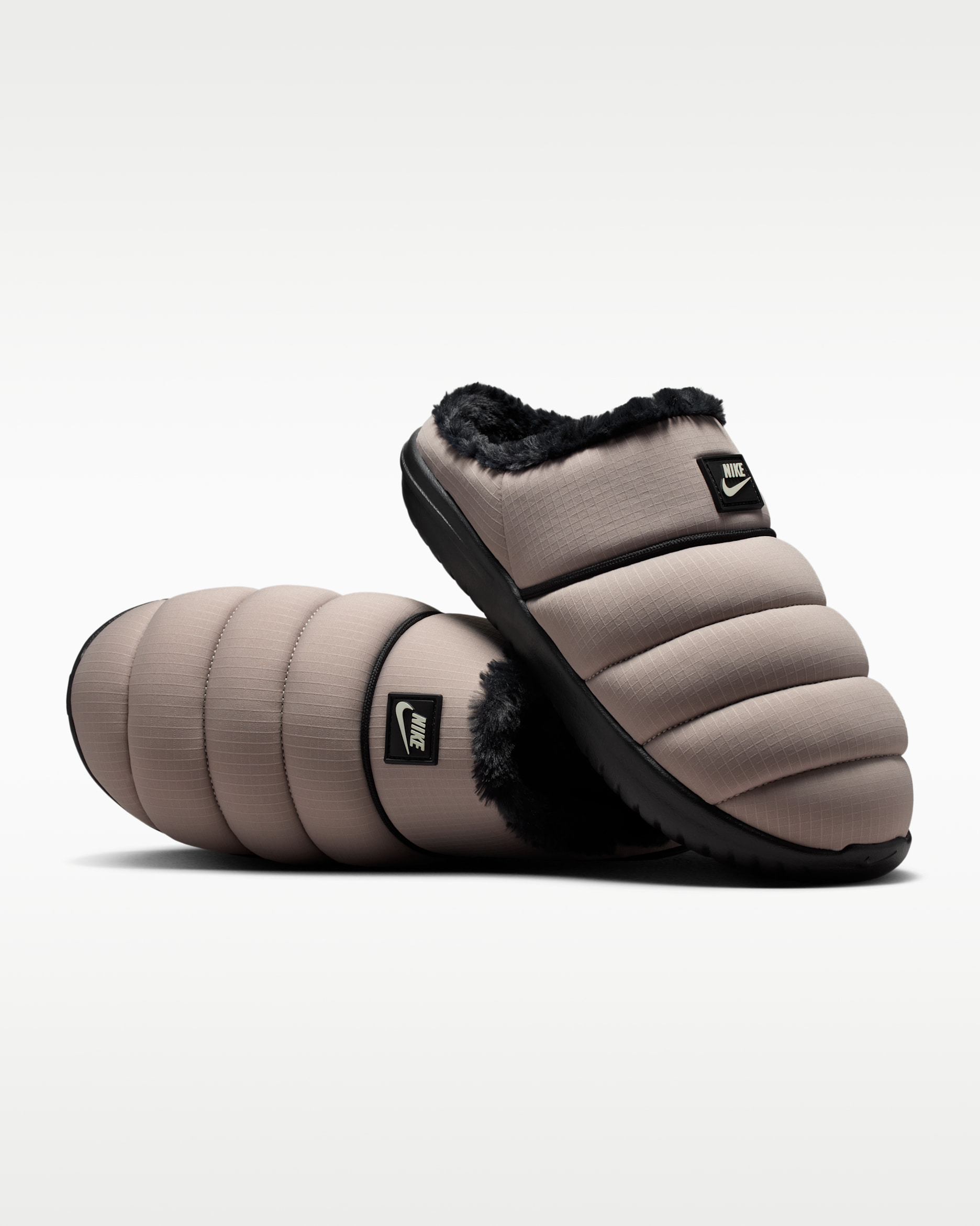 ナイキ バロウ SE メンズスリッパ - カレッジグレー/ブラック/ソフトパール