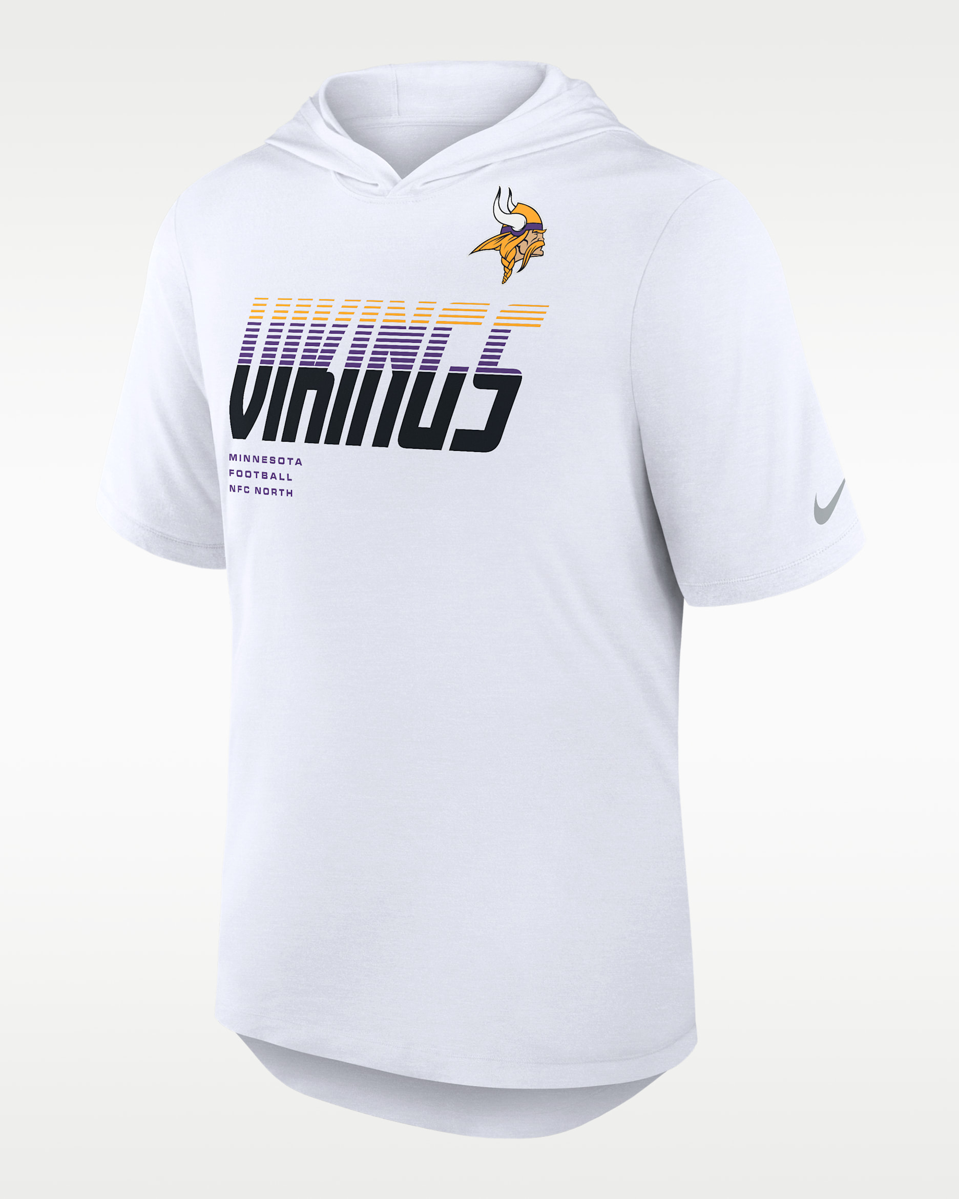 Minnesota Vikings Men's Nike Dri-FIT NFL Hooded T-Shirt - White