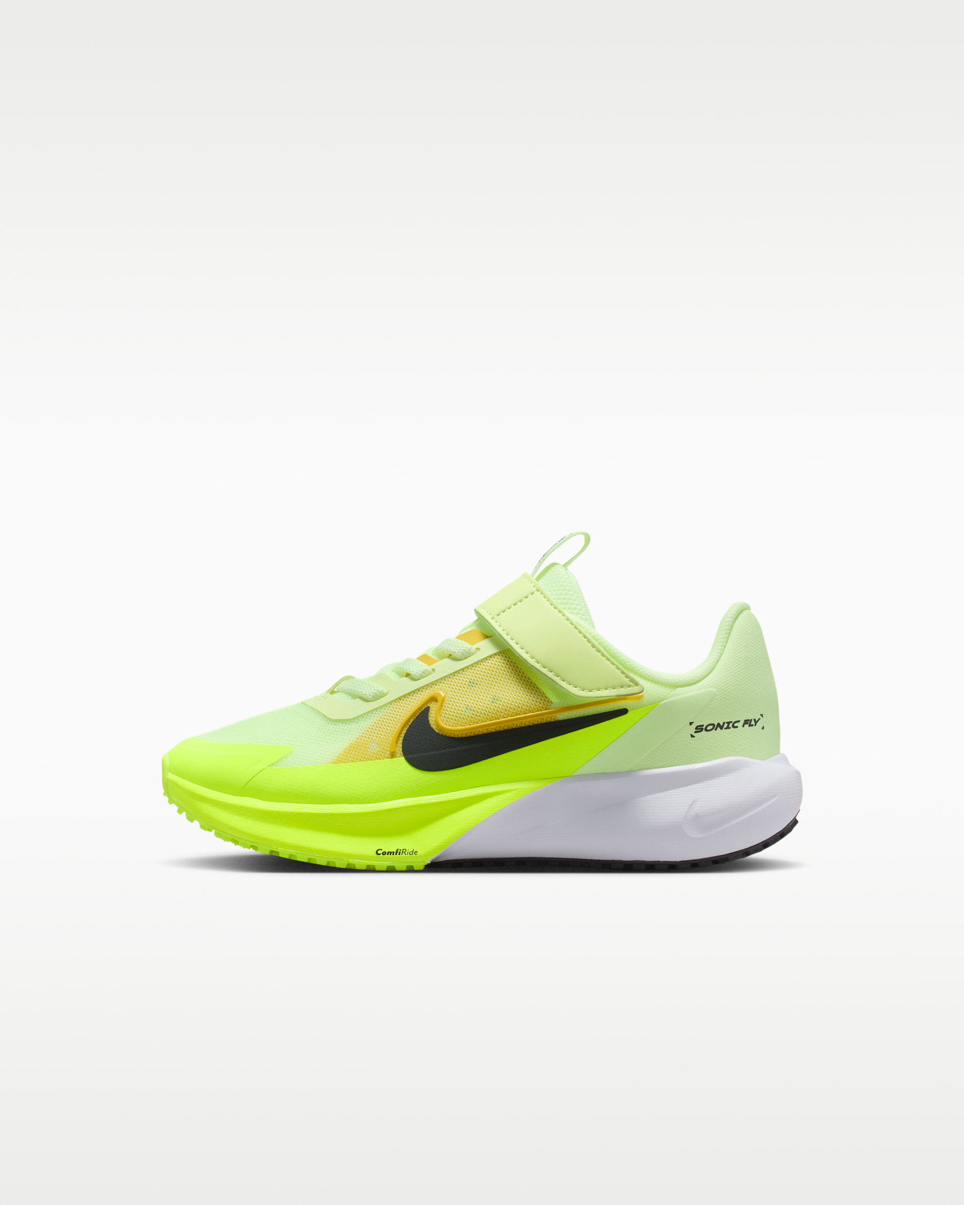 Nike Sonic Fly Younger Kids' Running Shoes - Barely Volt/Volt/Bright Citron/Black