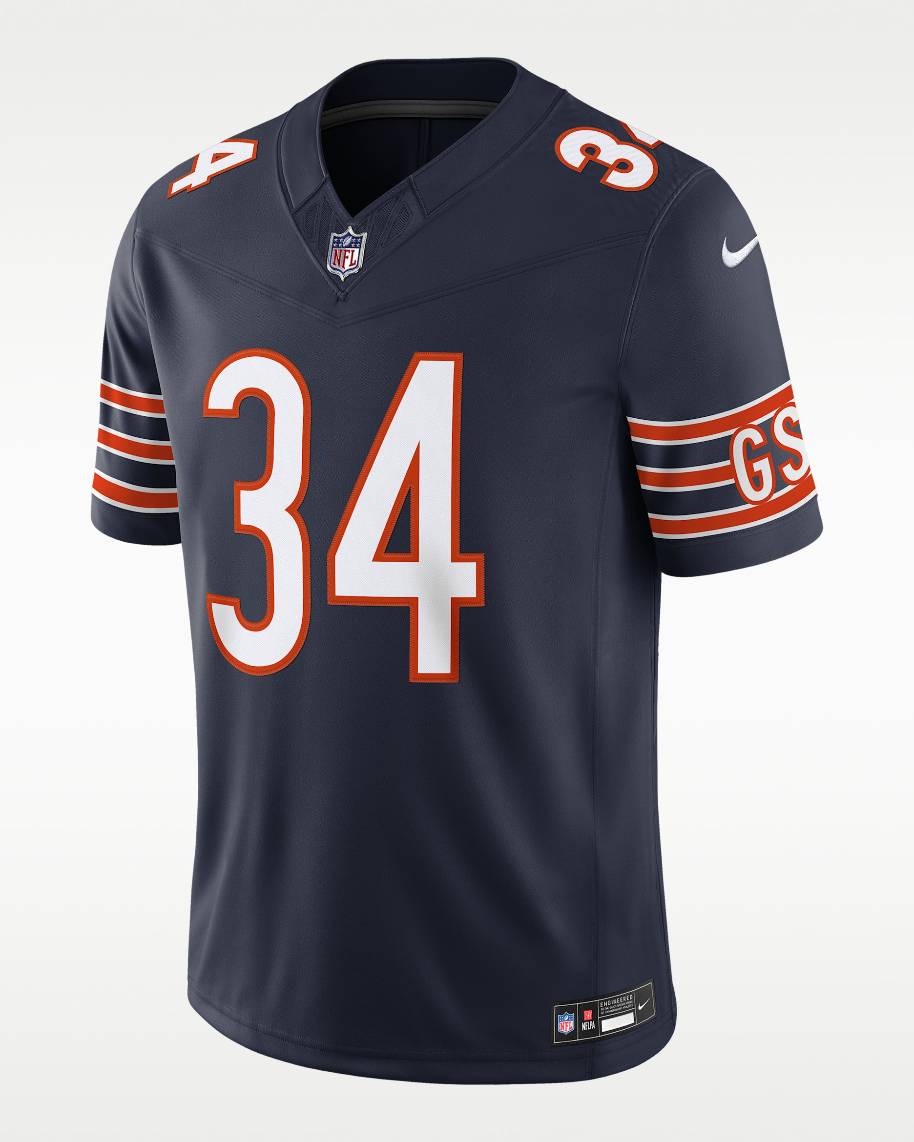 Walter Payton Chicago Bears Retired Men's Nike Dri-FIT NFL Limited Jersey - Navy