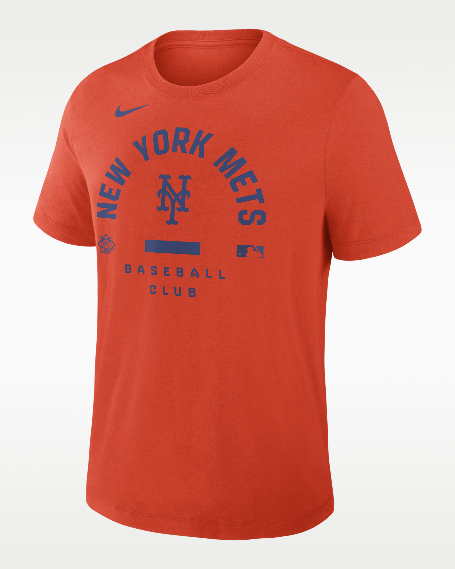 New York Mets Authentic Collection Early Work Men's Nike Dri-FIT MLB T-Shirt - Team Orange