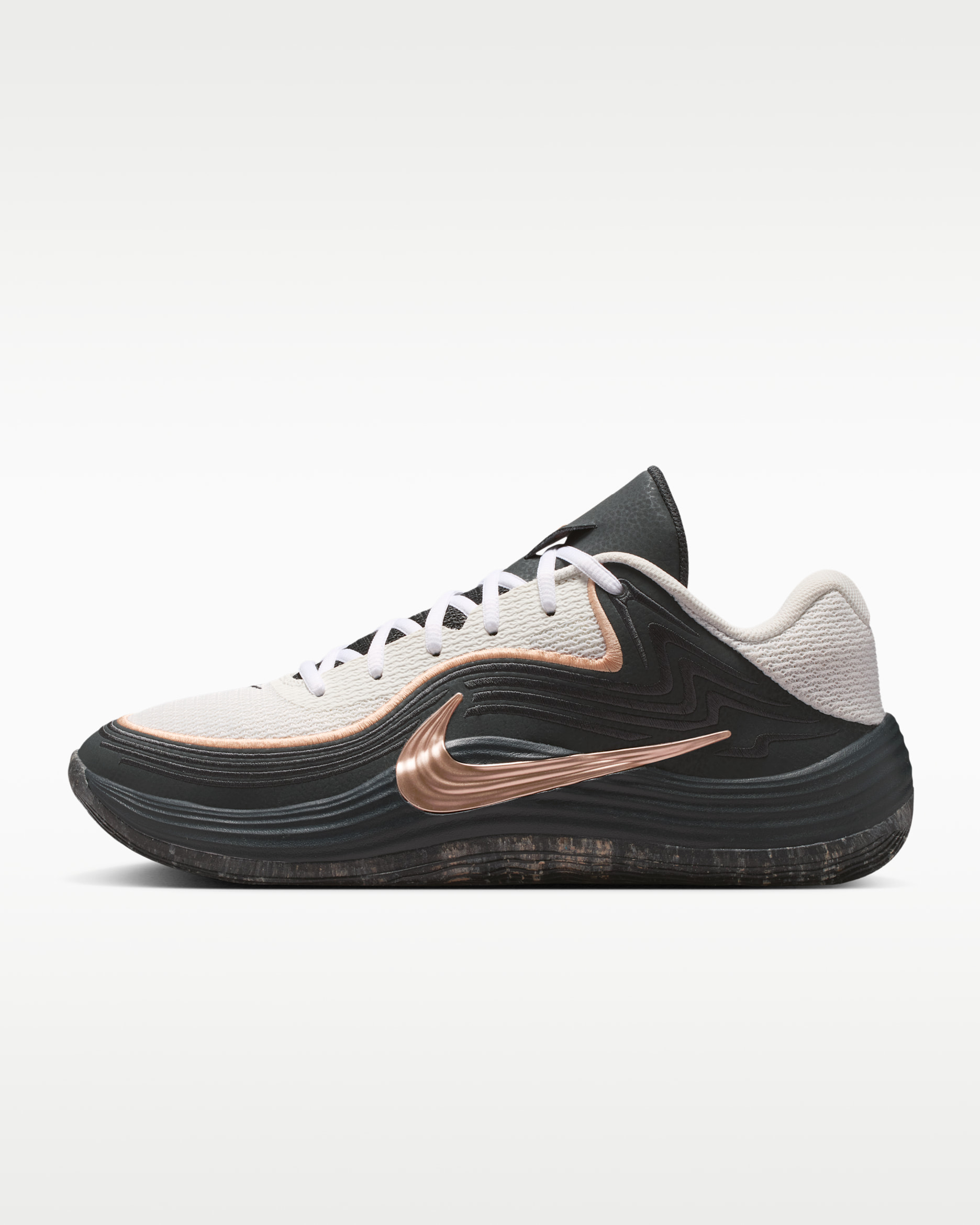 Nike Precision 8 Low Men's Basketball Shoes - Anthracite/Sail/Sunset Haze/Sunset Haze
