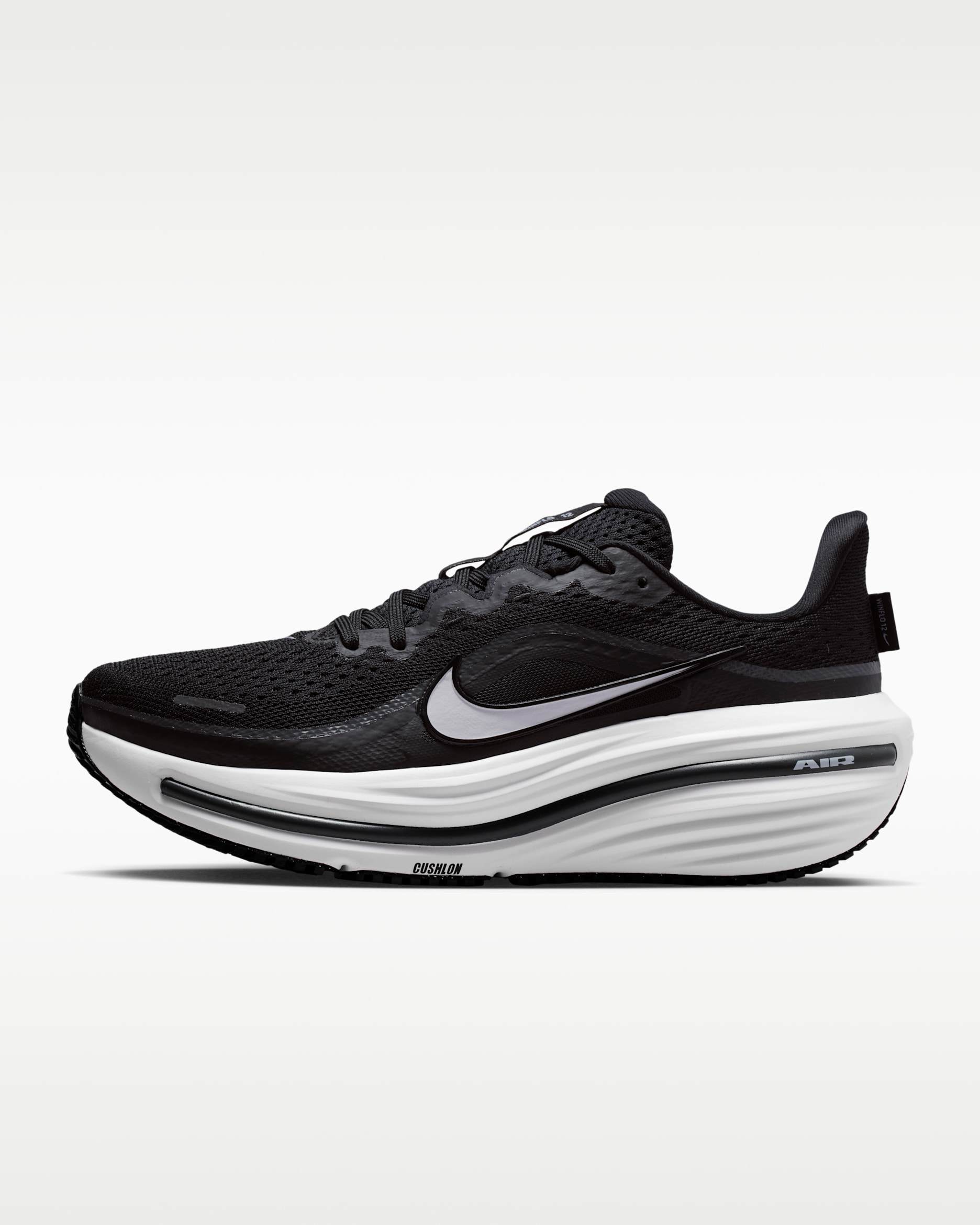 Nike Winflo 12 Women's Road Running Shoes - Black/Dark Smoke Grey/White