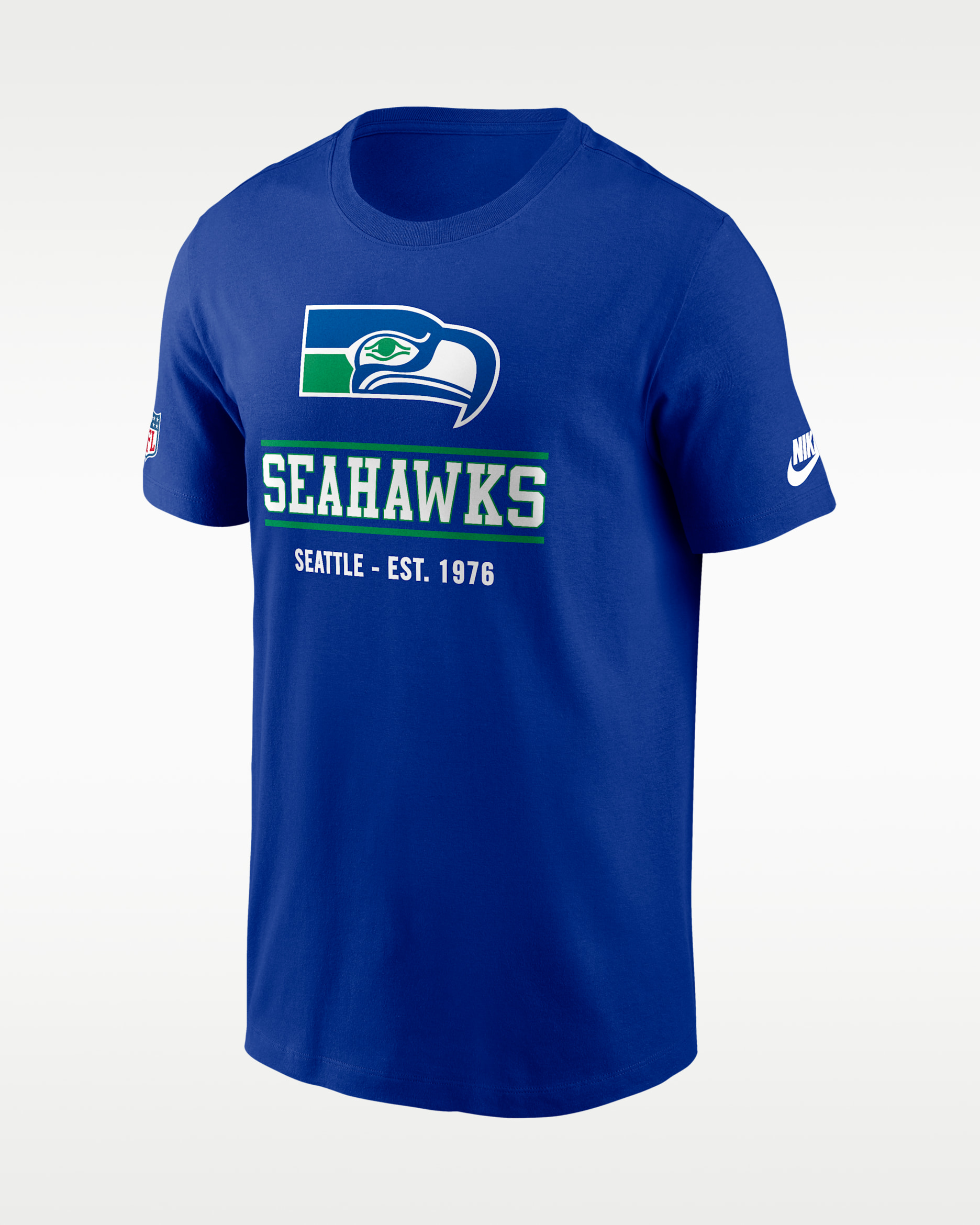 Seattle Seahawks Essential Men's Nike Dri-FIT NFL Long-Sleeve T-Shirt - Royal