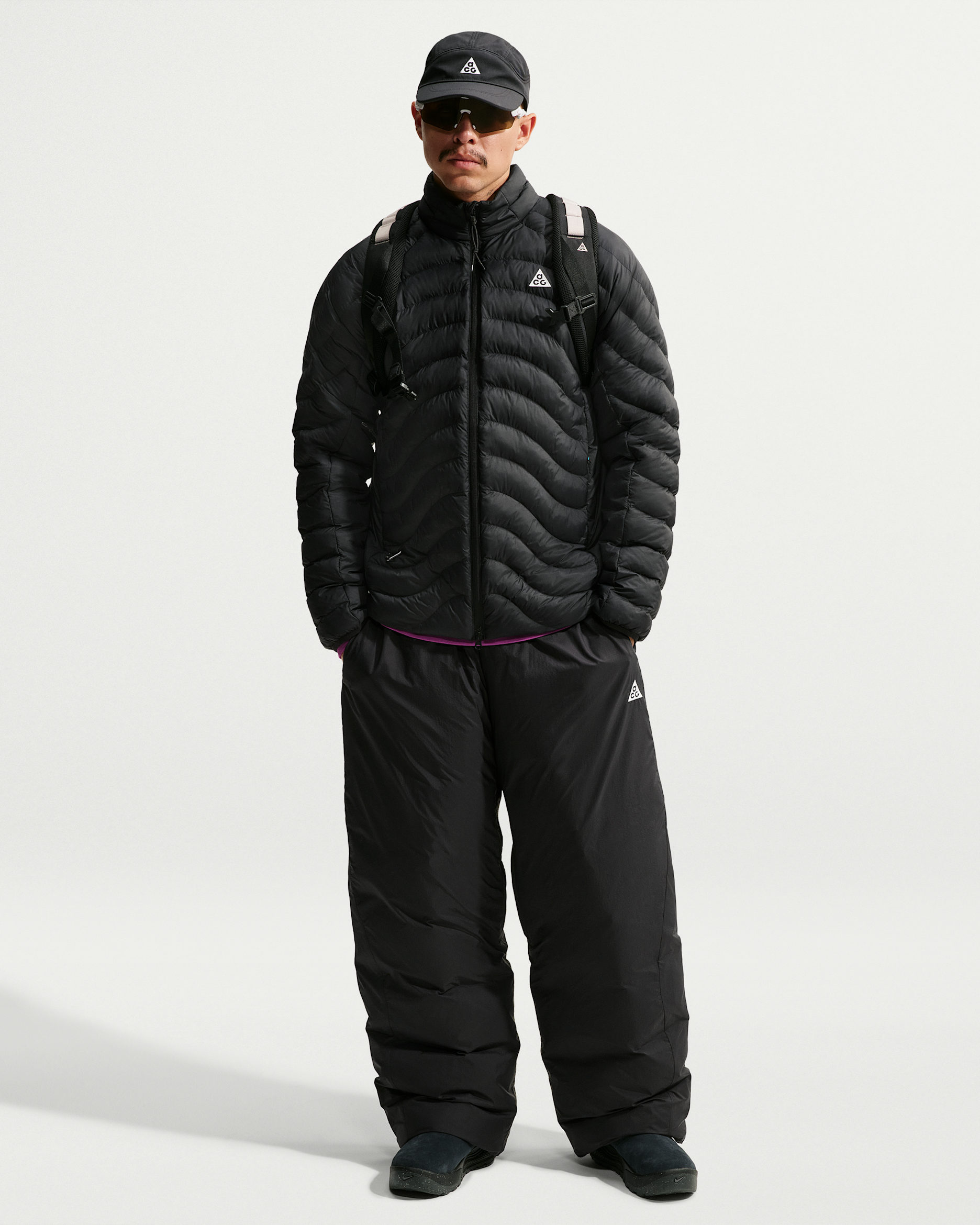 Calças Therma-FIT ADV ACG Whispering Peaks - Preto/Branco Summit