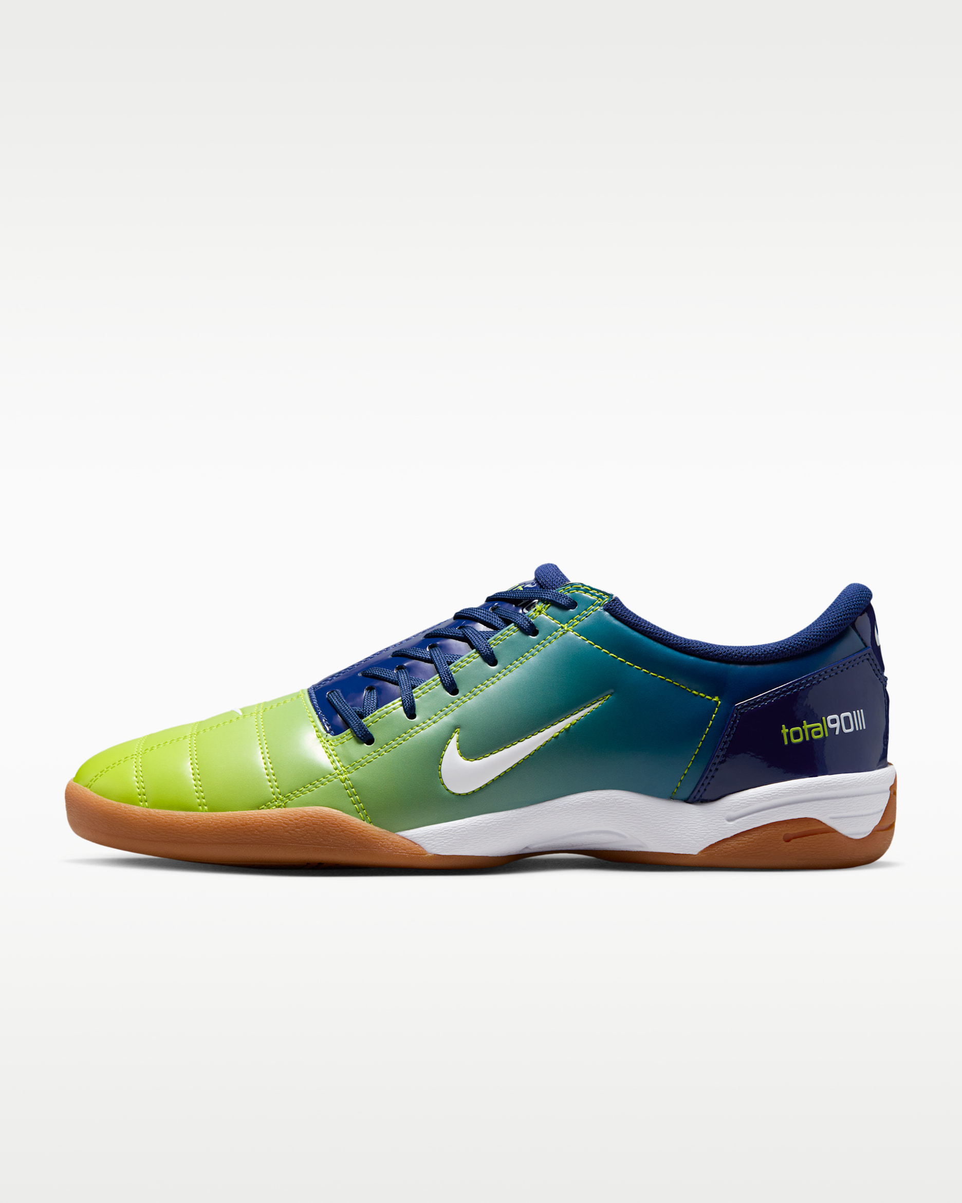 Nike Total 90 herenschoenen - Blue Void/Atomic Green/Gum Medium Brown/Wit