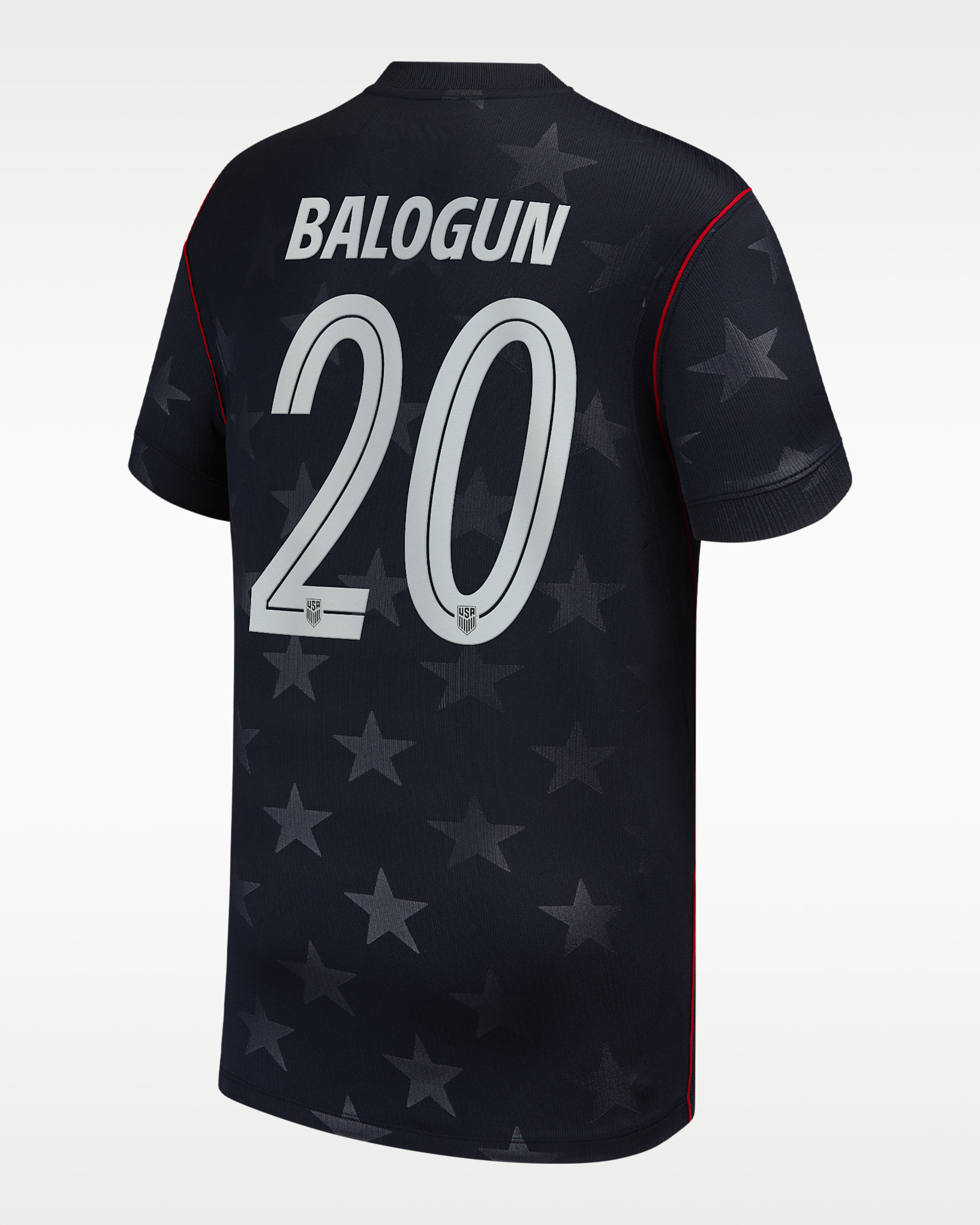 Folarin Balogun USMNT 2026 Stadium Away Big Kids' Nike Dri-FIT Soccer Jersey - Blue