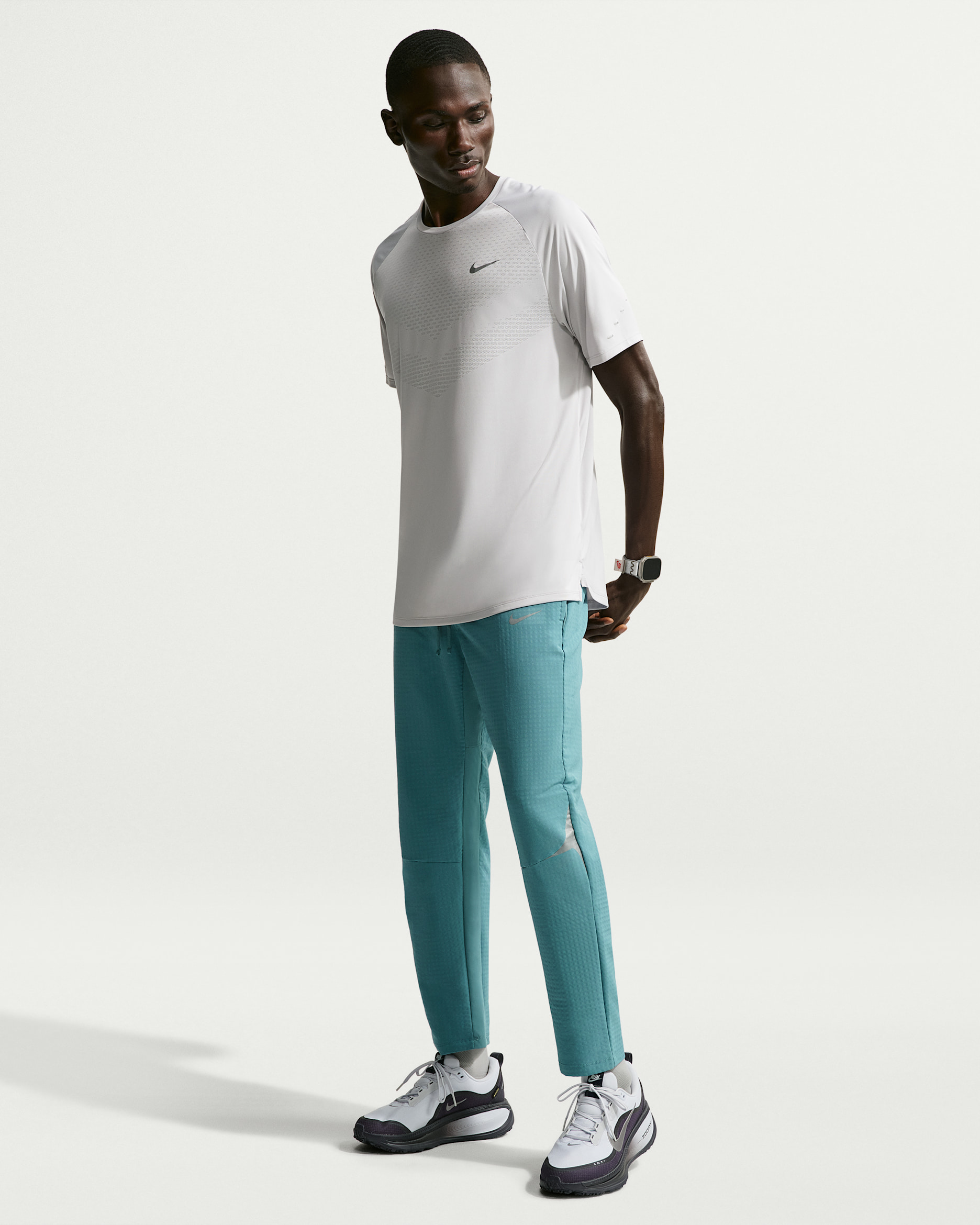 Nike Stride Men's Therma-FIT Winterized Running Pants - Smokey Blue/Smokey Blue