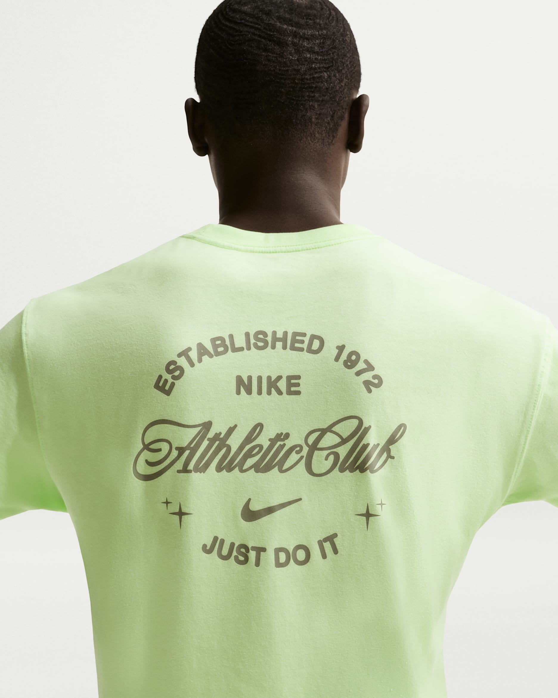 Pánské tričko Nike N.A.C. - Light Liquid Lime