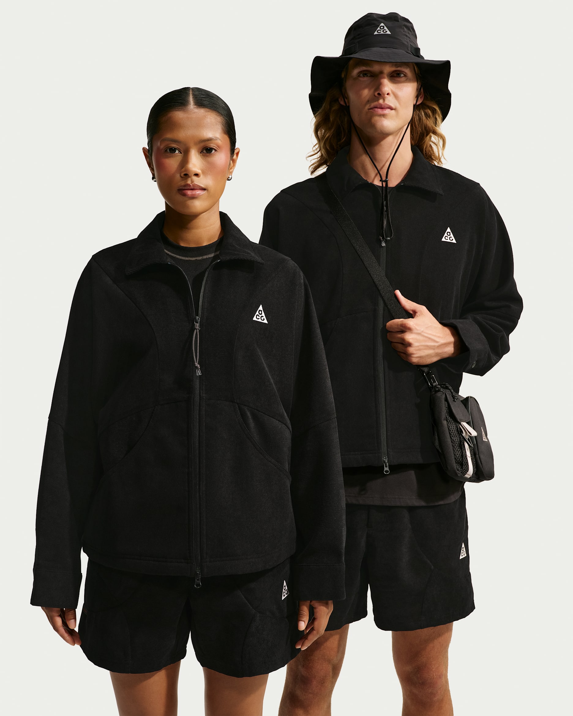 ACG 'Dolomiti' Corduroy Shorts - Black/Black/Summit White
