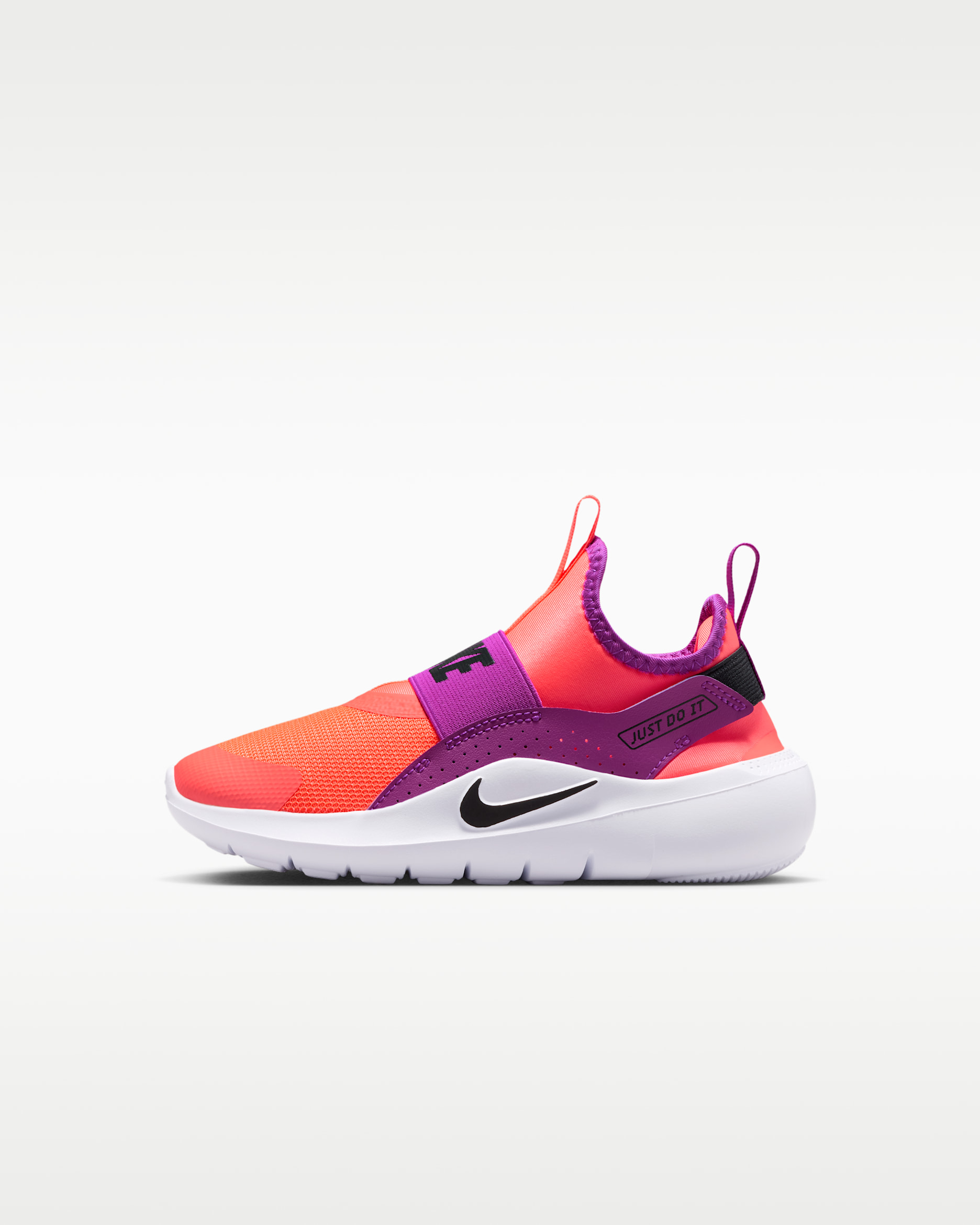 Nike Flex Runner 4 Little Kids' Shoes - Bright Mango/Vivid Purple/White/Anthracite