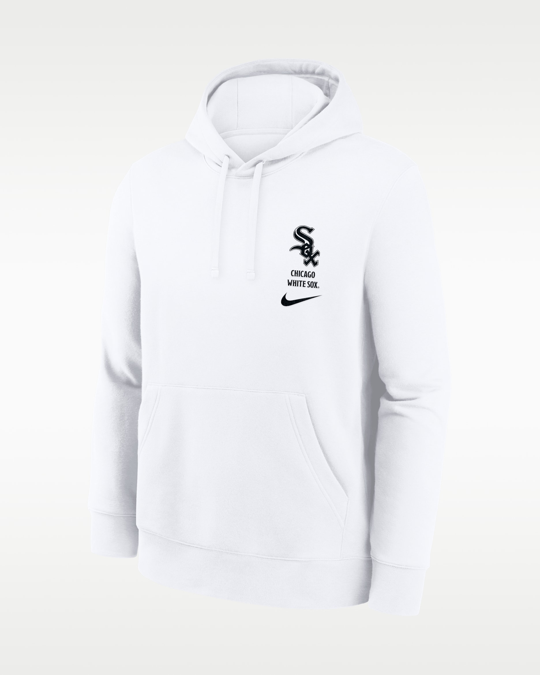 Chicago White Sox Minimal Club Men's Nike MLB Pullover Hoodie - White