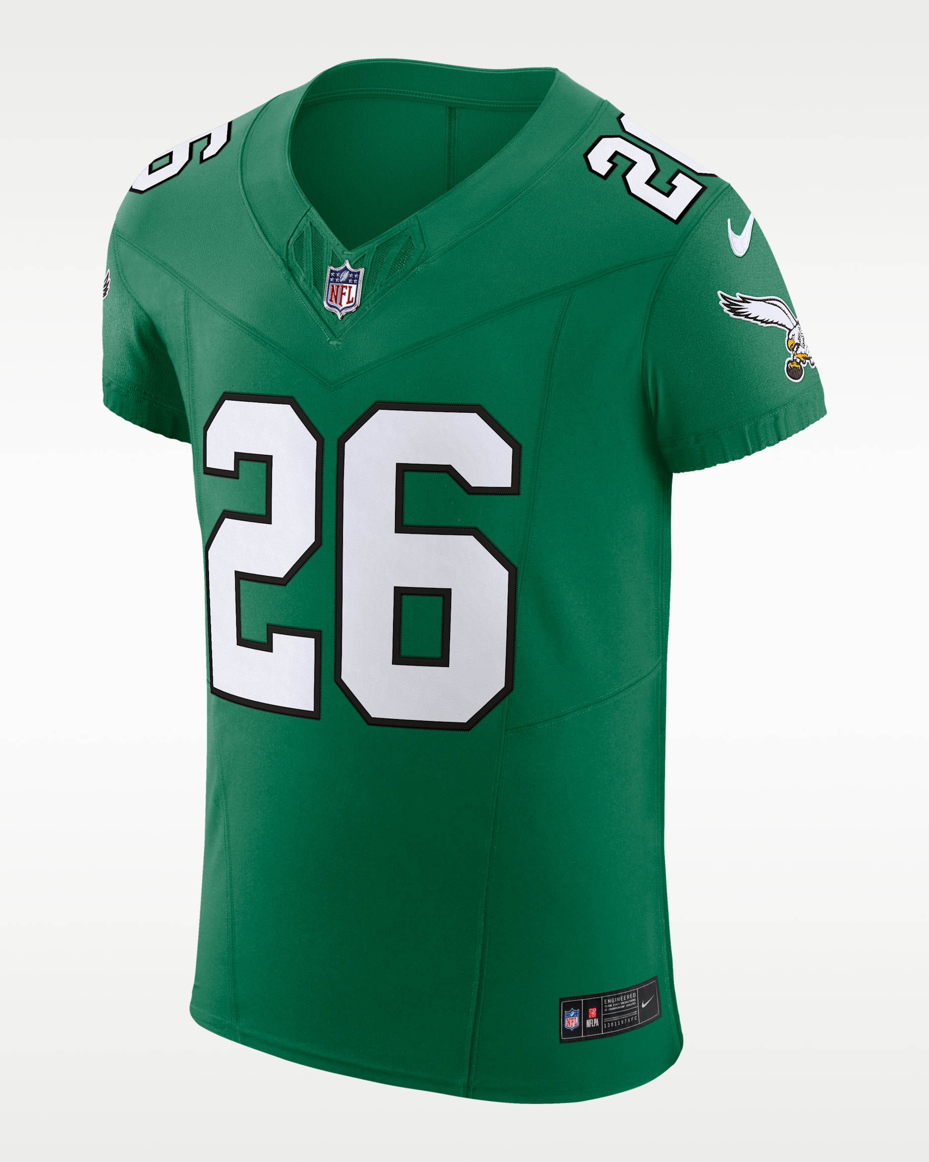 Saquon Barkley Philadelphia Eagles Men's Nike Dri-FIT NFL Elite Jersey - Kelly Green